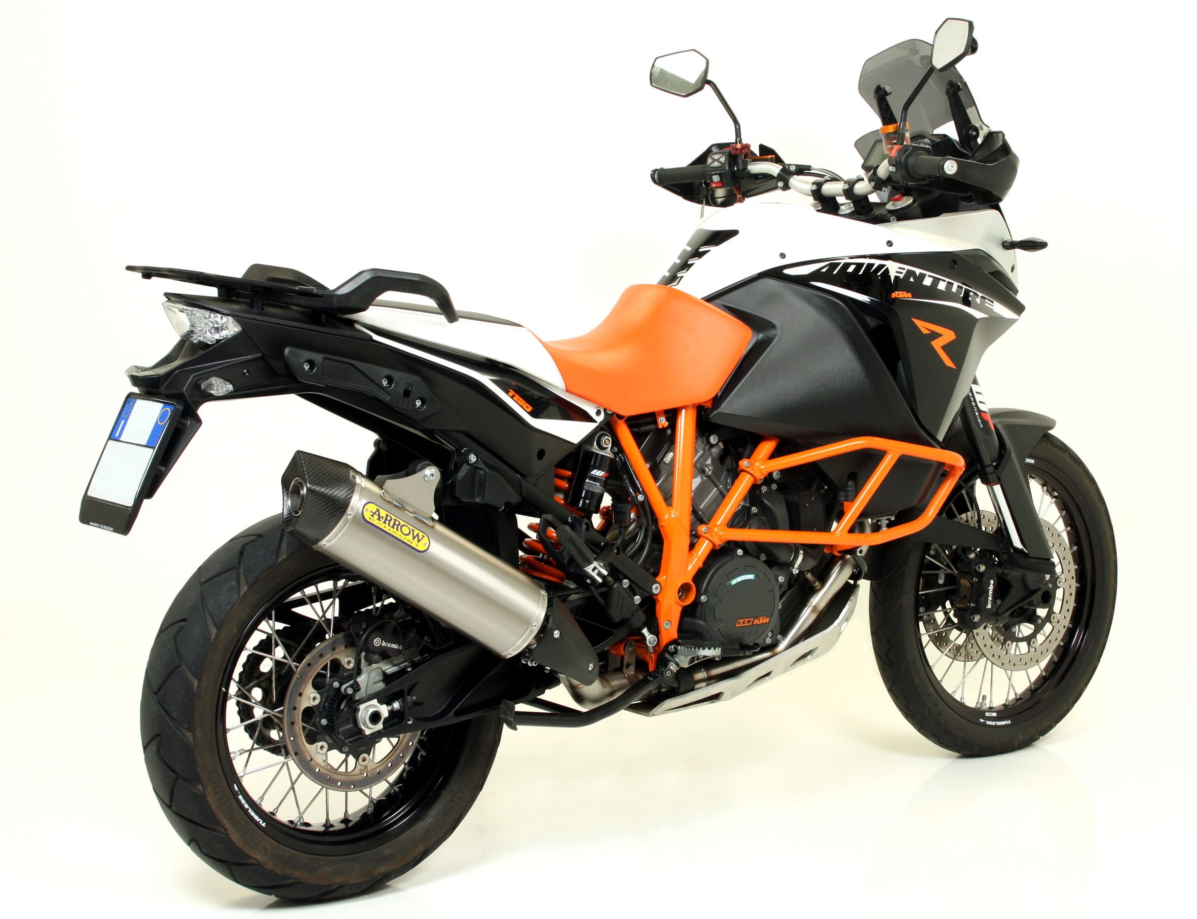 SCARICO MARMITTA MAXI RACE-TECH TITANIO-CARBONIO ARROW KTM 1190 ADVENTURE 13-16