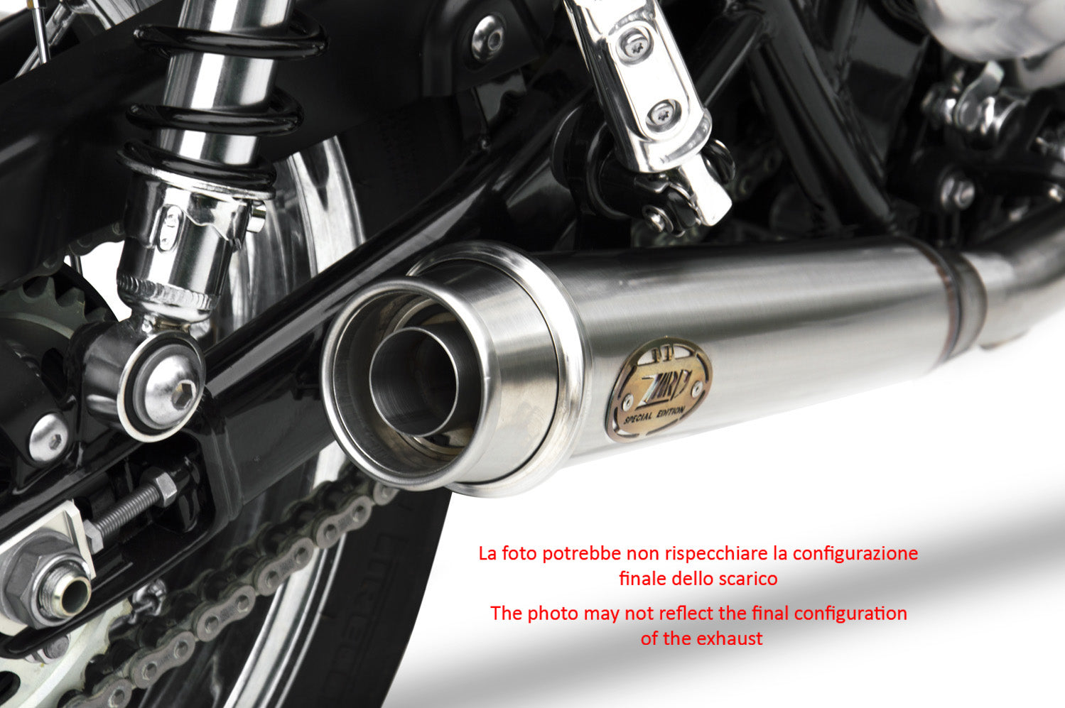 SCARICO COMPLETO ZARD BASSO INOX OEM CAT RACING TRIUMPH BONNEVILLE T100 2017-20
