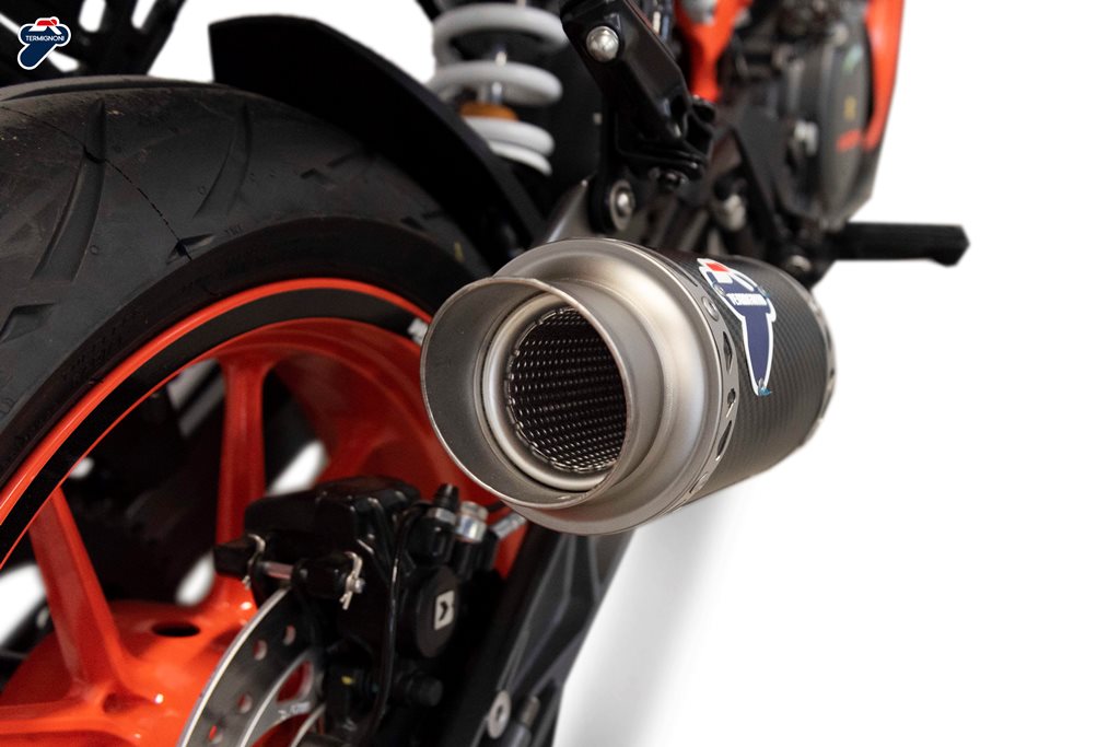 TERMINALE SCARICO RACING TERMIGNONI GP STYLE CARBONIO KTM DUKE 390 2017 - 19