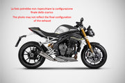 SILENCER EXHAUST EURO5 ZARD TITANIUM TRIUMPH SPEED TRIPLE 1200 RS/RR 2021-23