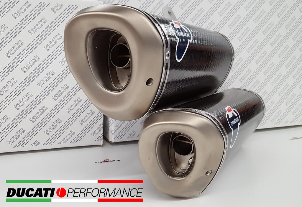 SILENCER EXHAUST CARBON RACING TERMIGNONI DUCATI STREETFIGHTER 1098 2009 11