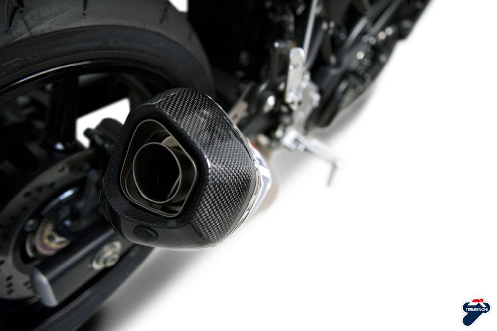 SILENCER EXHAUST TERMIGNONI APPROVED RELEVANCE CARBON SUZUKI SV 650 2016 19