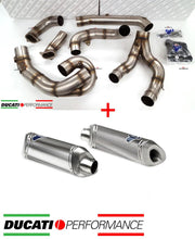 COMPLETE EXHAUST SYSTEM Ø70mm TITANIUM RACING TERMIGNONI DUCATI 1198 2009 - 11