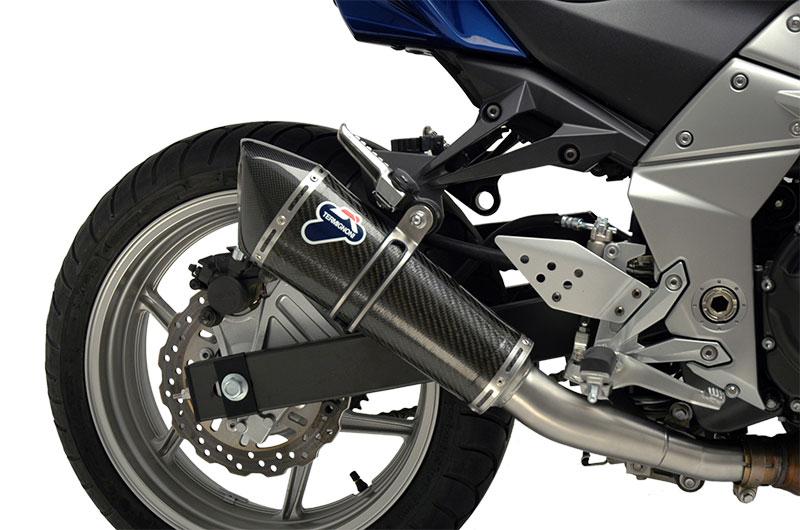 SILENCER EXHAUST TERMIGNONI APPROVED CONICAL CARBON KAWASAKI Z750 2007 - 11