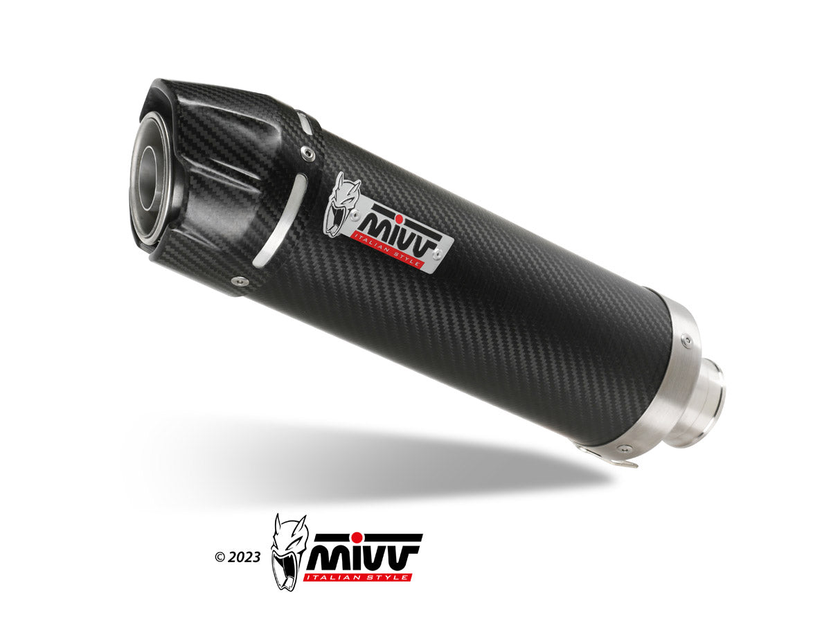 TERMINALE DI SCARICO IN CARBONIO MIVV GP YAMAHA YZF 1000 R1 1998 - 2001