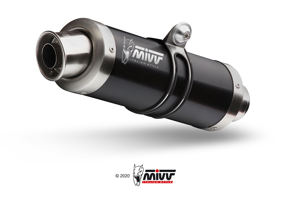 TERMINALE DI SCARICO IN ACCIAIO INOX NERO MIVV GP YAMAHA FZS 1000 FAZER 2001 -05