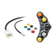 PULSANTIERA SINISTRA RACING TITANIO JETPRIME KAWASAKI NINJA ZX6R 2009 - 16