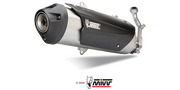 SCARICO COMPLETO ACCIAIO INOX RACING MIVV URBAN APRILIA SR MAX 300 2012 - 2016
