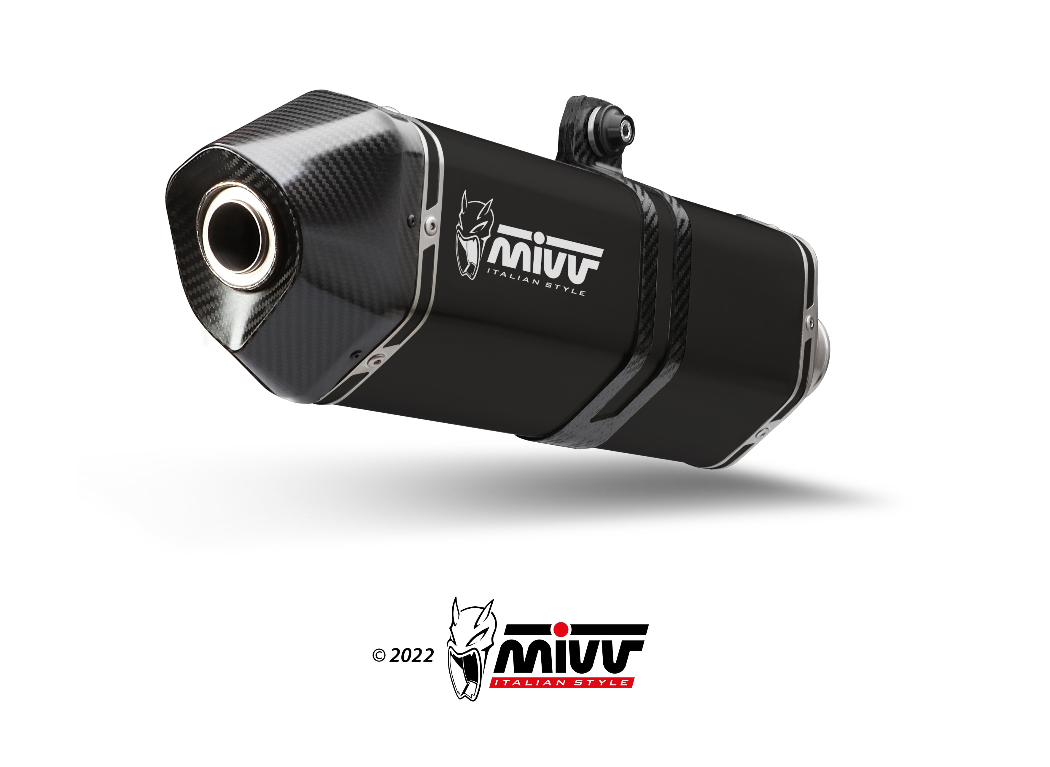 TERMINALE SCARICO INOX NERO MIVV SPEED EDGE YAMAHA XT 1200 Z SUPERTENERE 2010-20