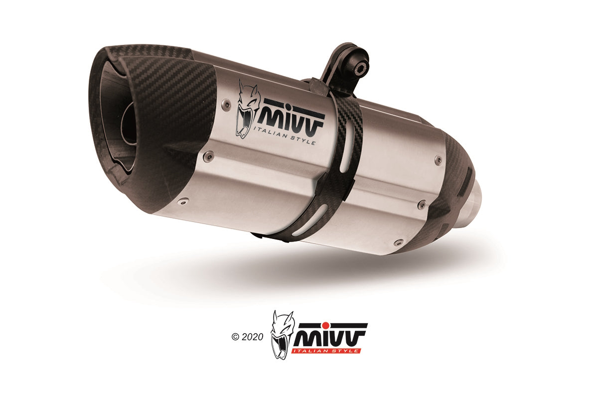 TERMINALI SCARICO SOTTOSELLA ACCIAIO INOX MIVV SUONO YAMAHA YZF 1000 R1 2007-08