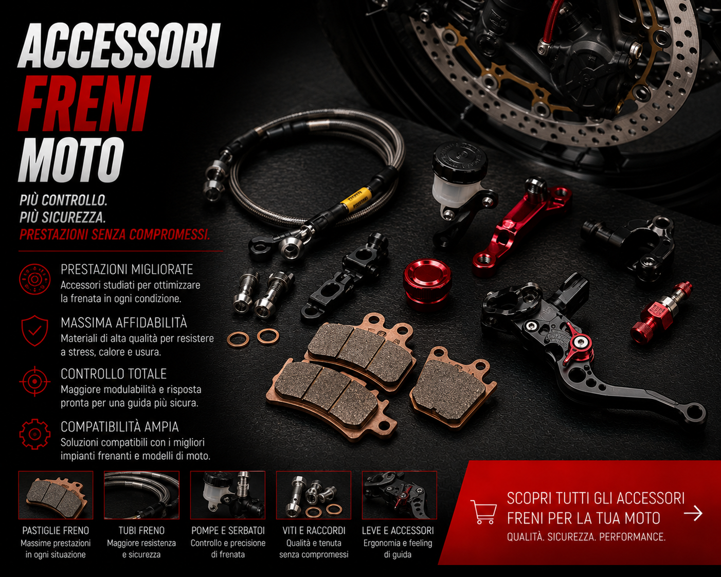 Accessori Freni Moto