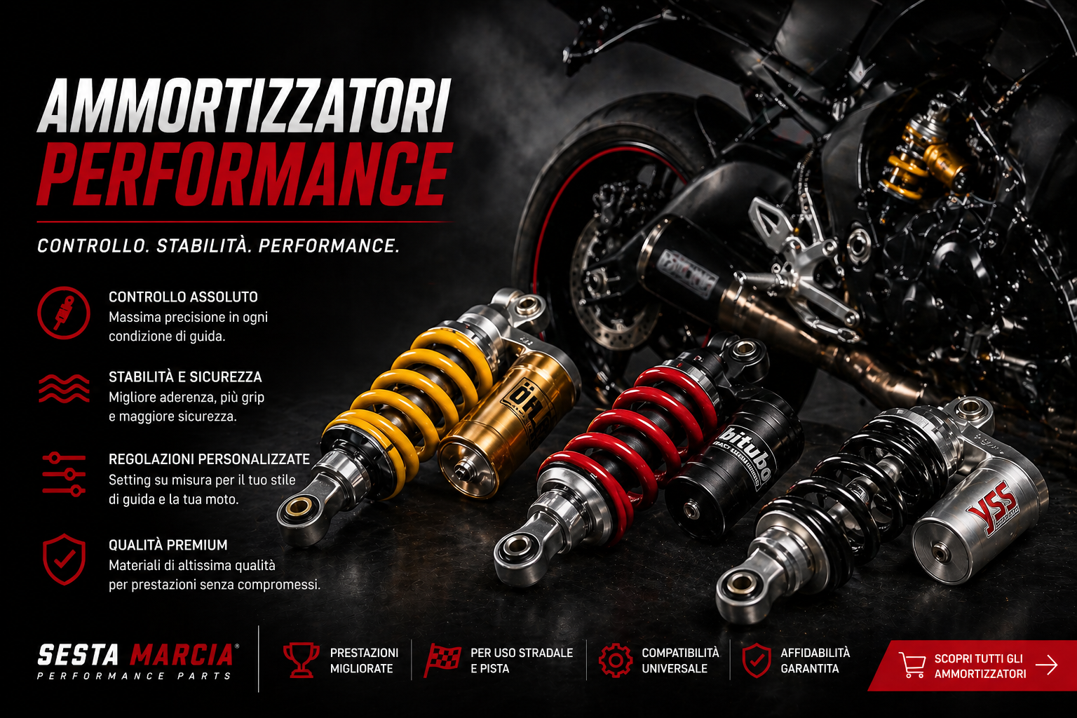 Ammortizzatori Moto
