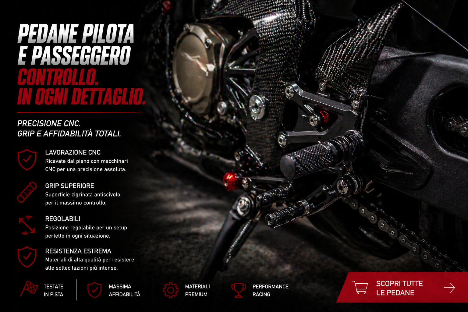 Pedane Moto