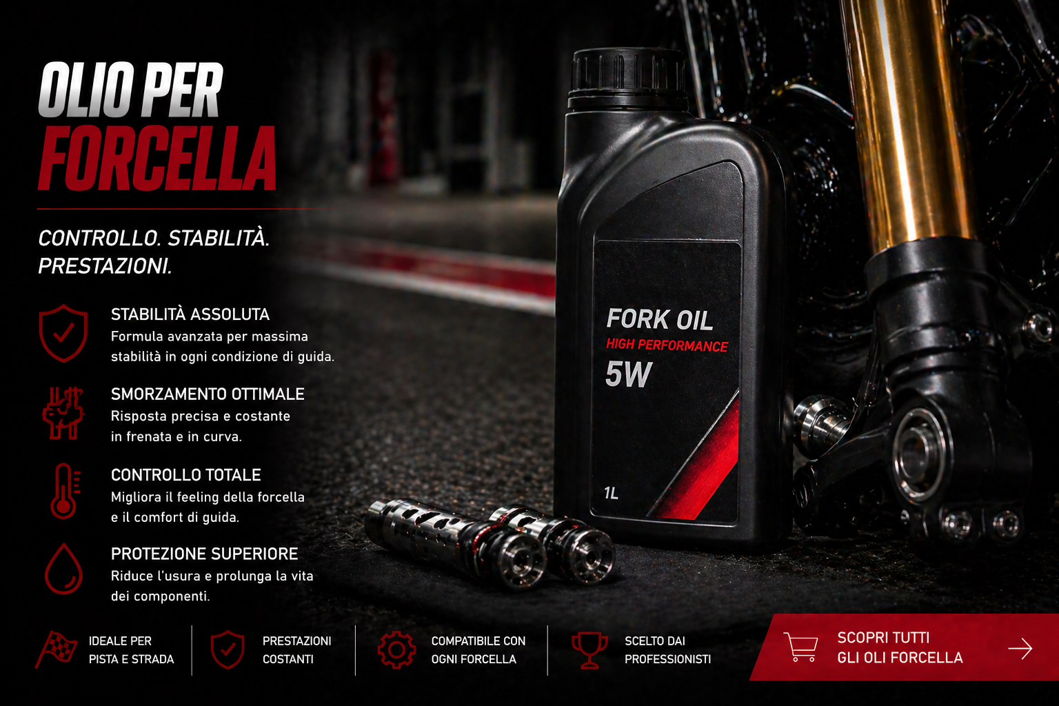 Olio Sospensioni Moto