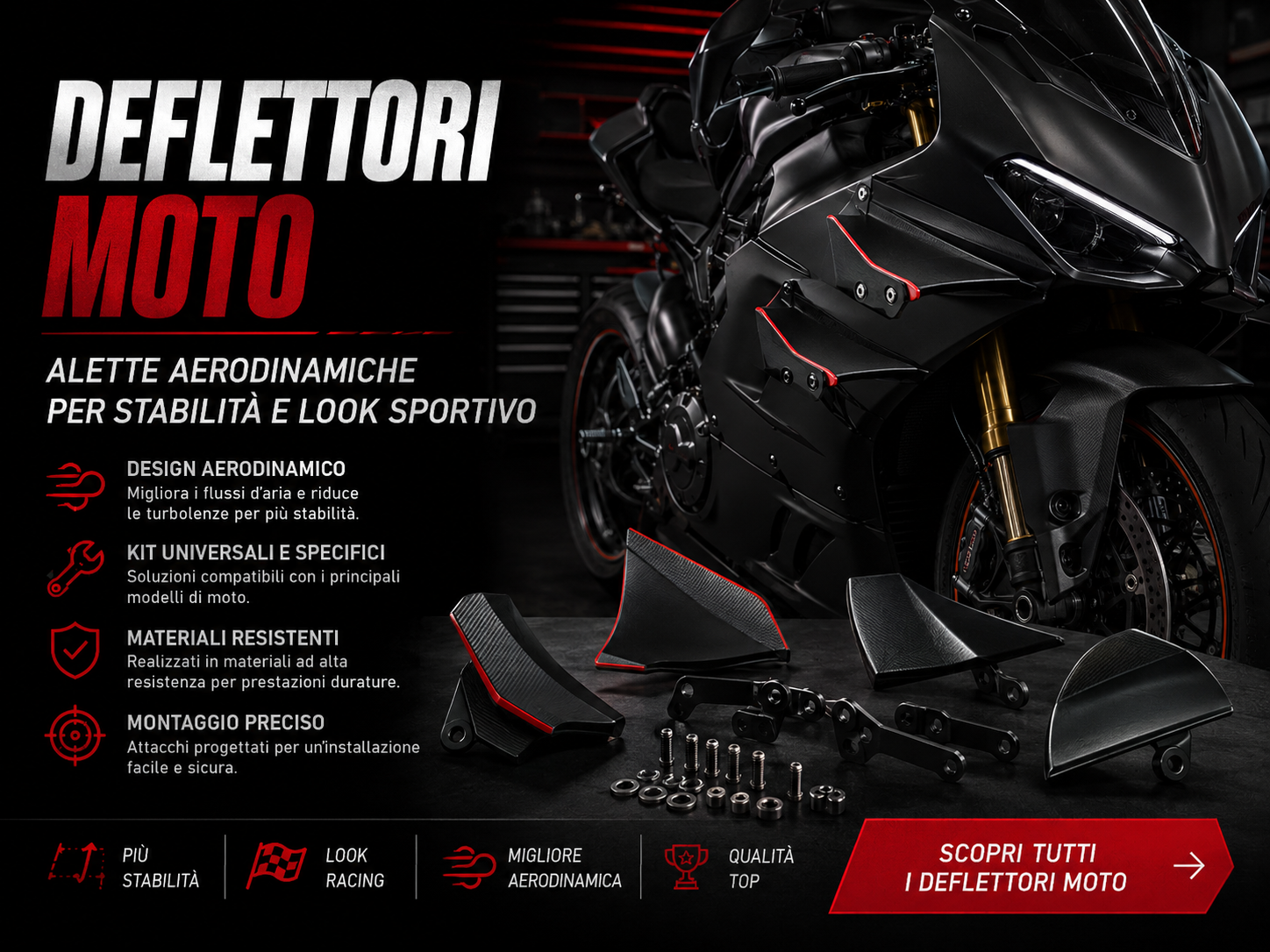 Deflettori Moto