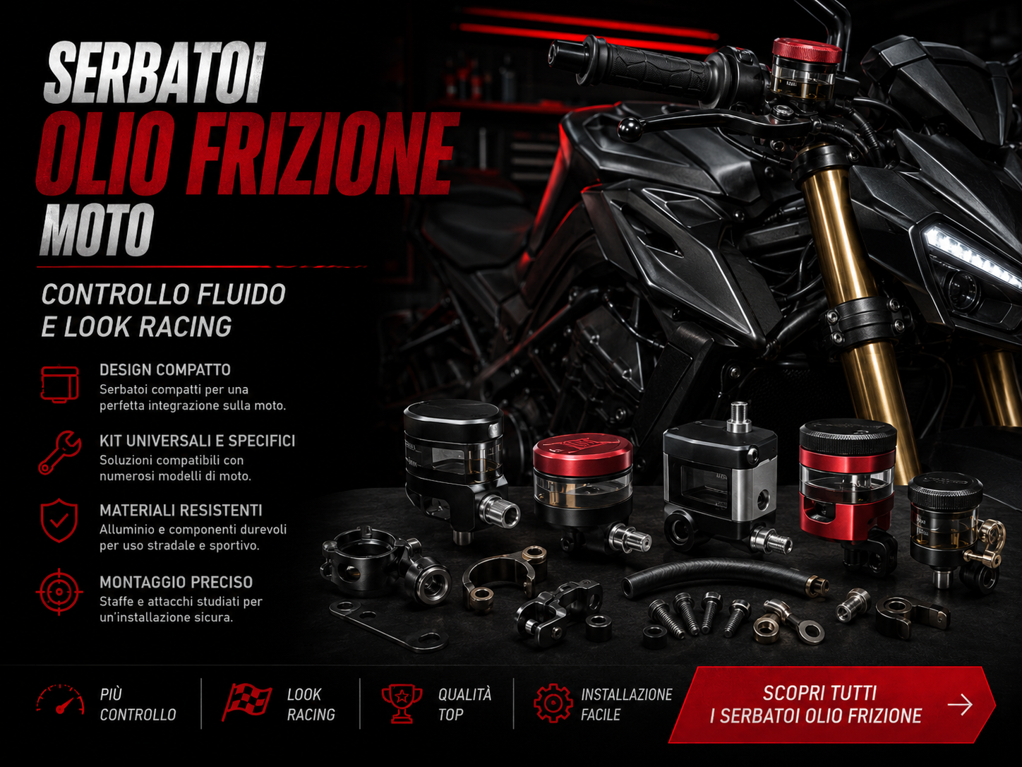 Serbatoi Olio Frizione Moto