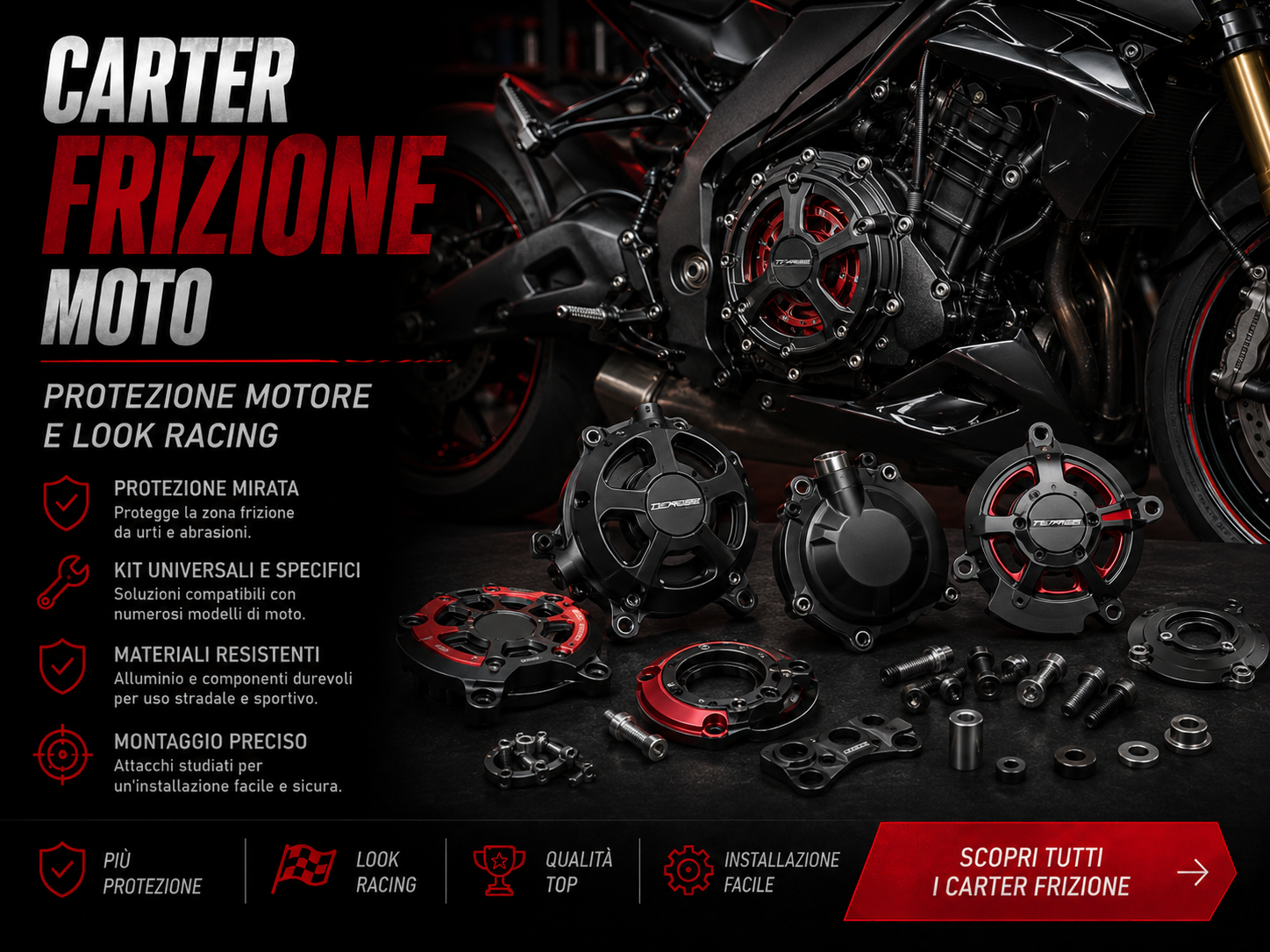 Carter Frizione Moto