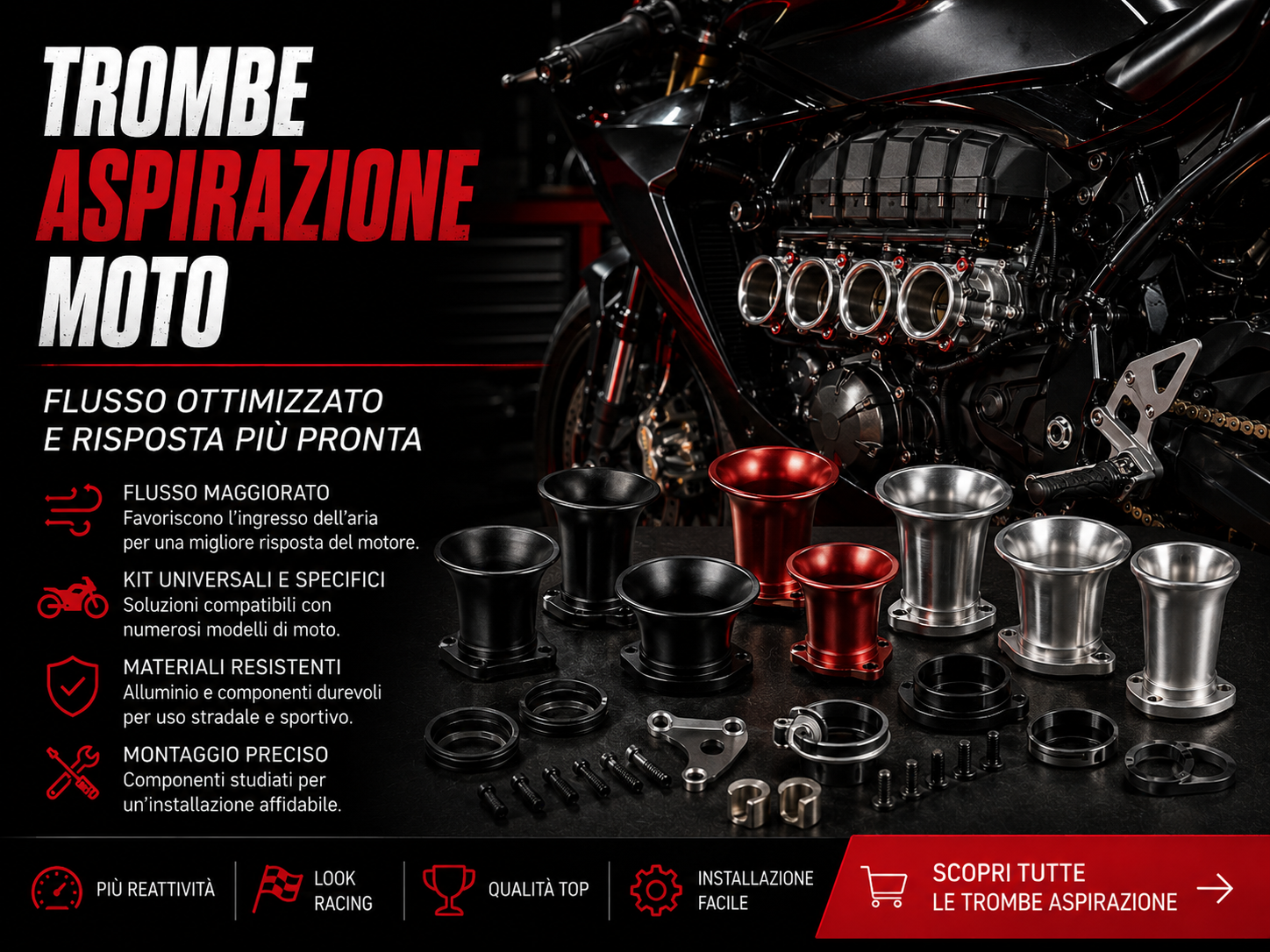 Trombe Aspirazione Moto