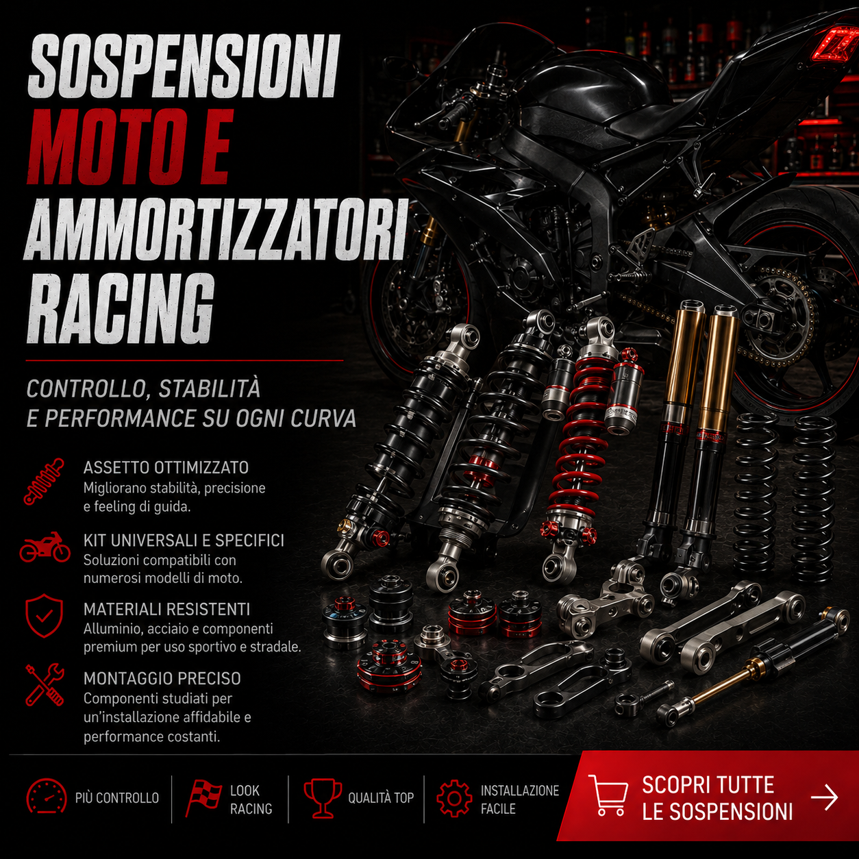 Sospensioni Moto e Ammortizzatori Racing