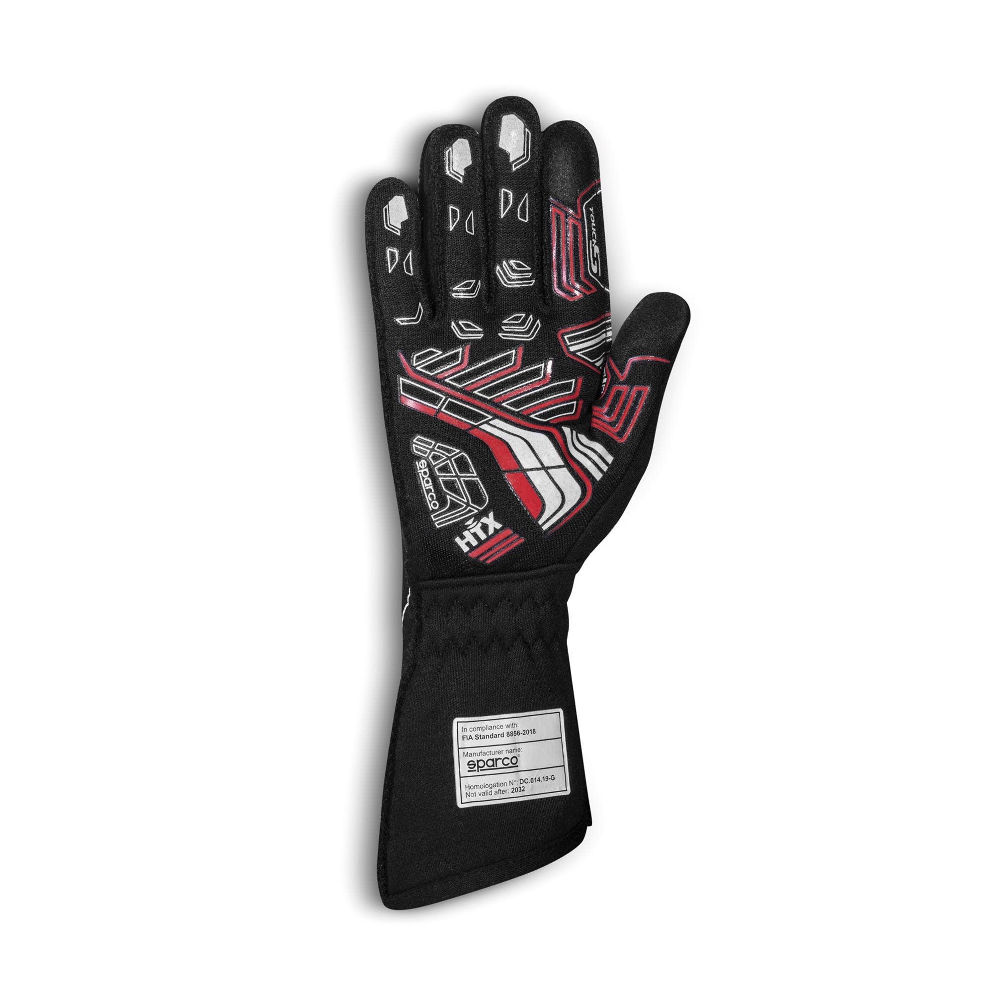 GUANTI SPARCO ARROW+ FIA 8856-2018 NR/BI