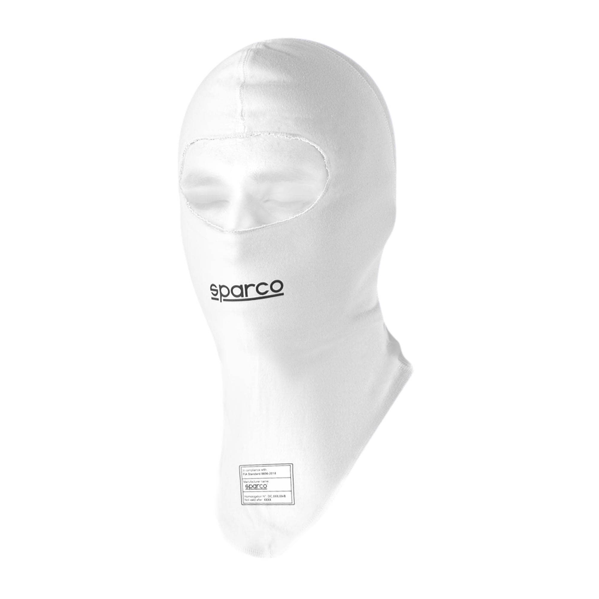 SOTTOCASCO SPARCO IGNIFUGO FIA RW7 BIANCO