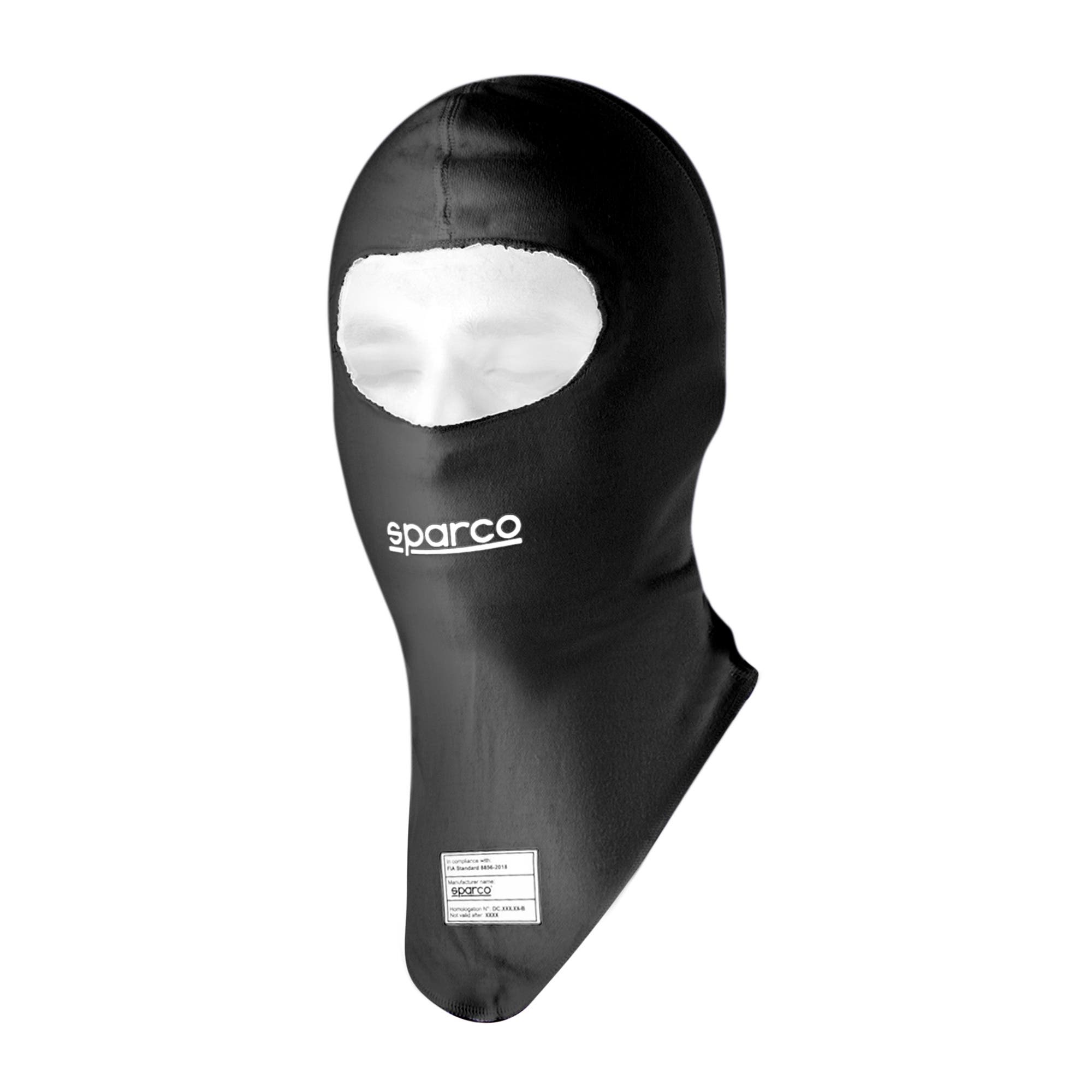 SOTTOCASCO SPARCO IGNIFUGO FIA RW7 NERO