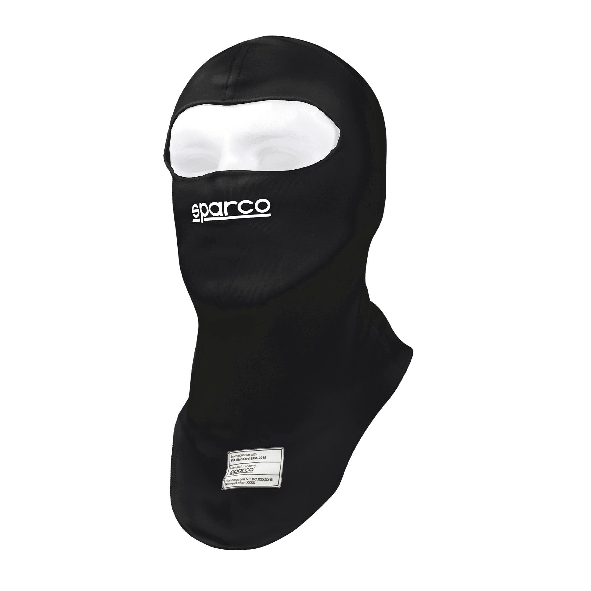 SOTTOCASCO SPARCO IGNIFUGO FIA RW4 NERO