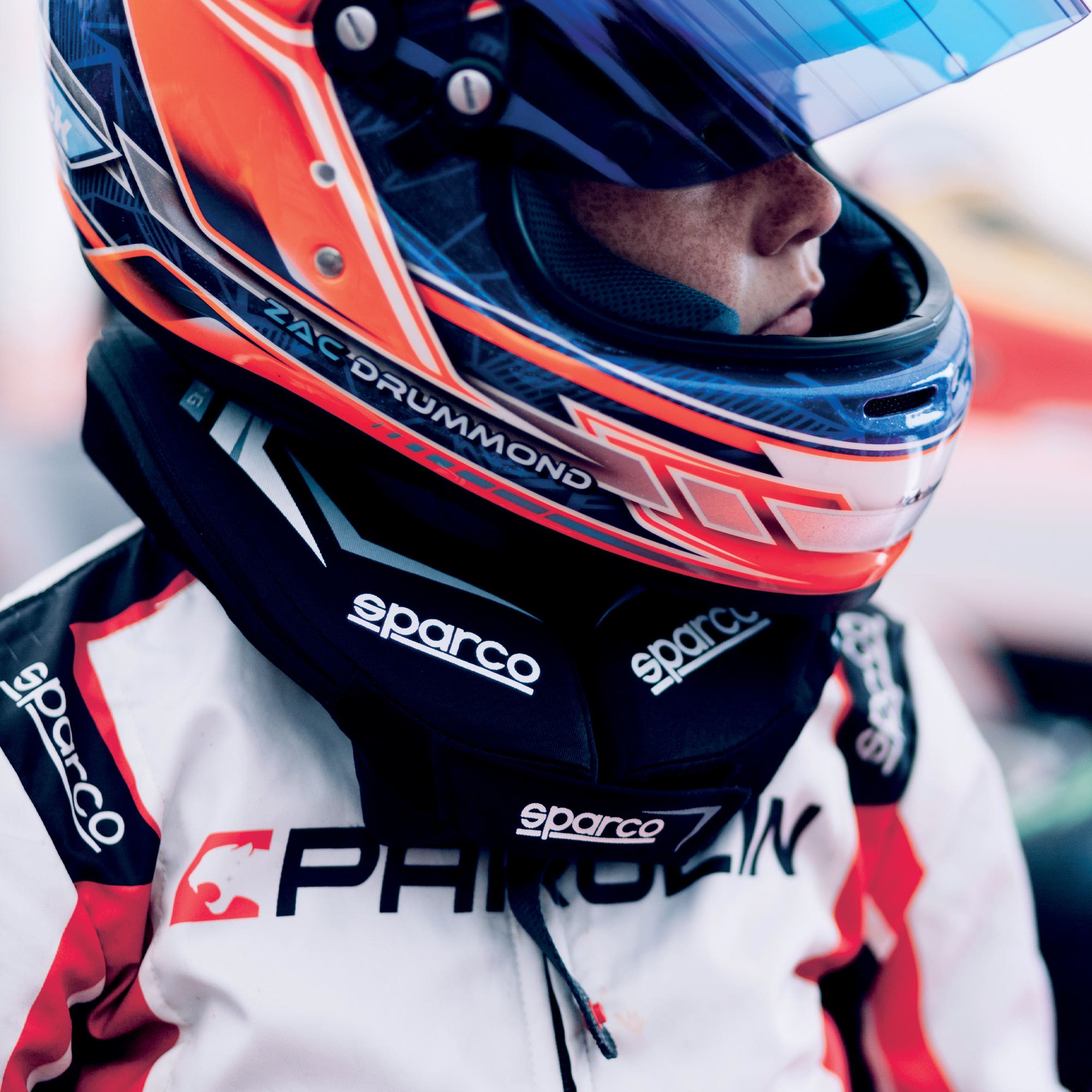COLLARE KART SPARCO K-RING BIMBO NR/BI