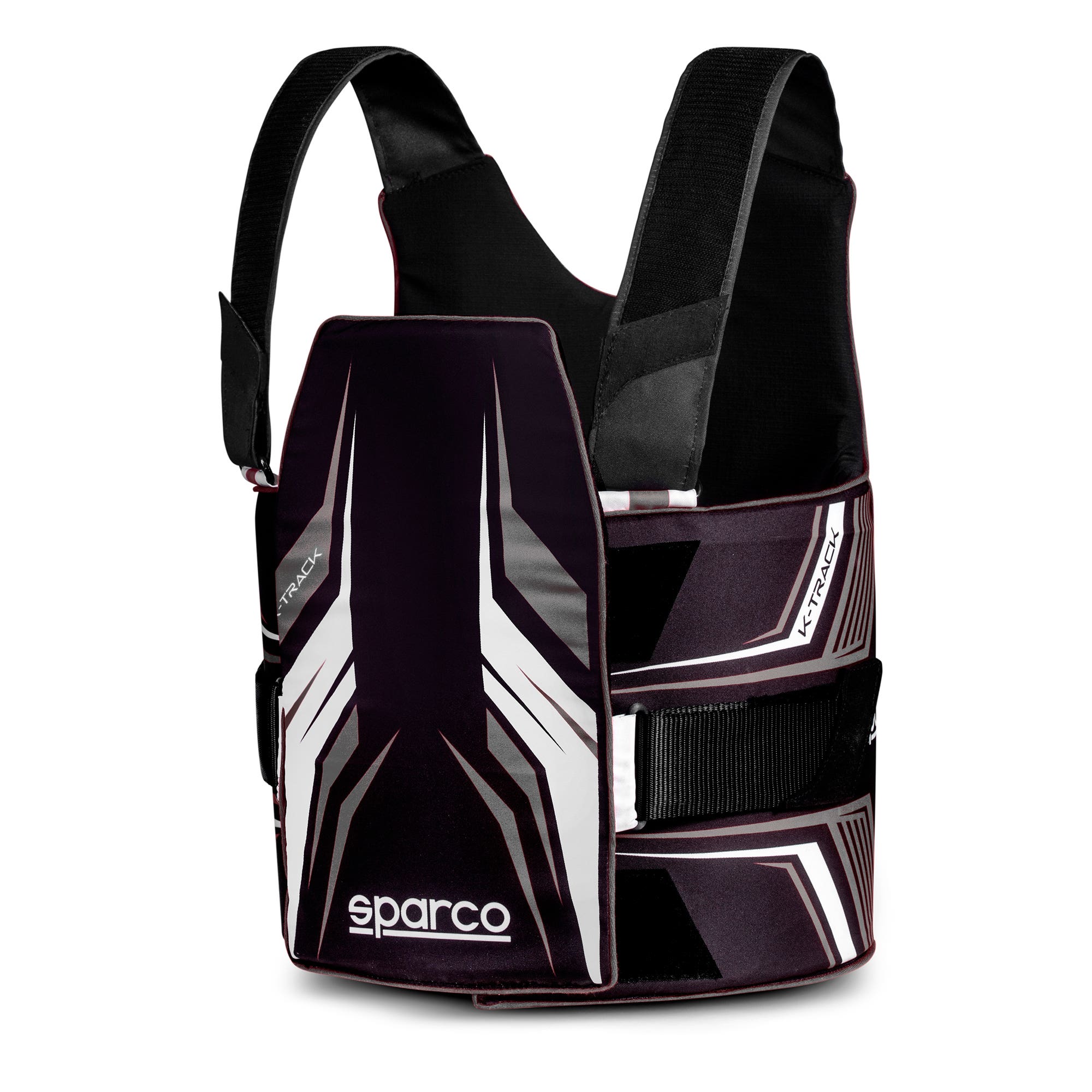 CORPETTO PARACOSTOLE KART SPARCO K-TRACK FIA 8870-2018 NR/BI