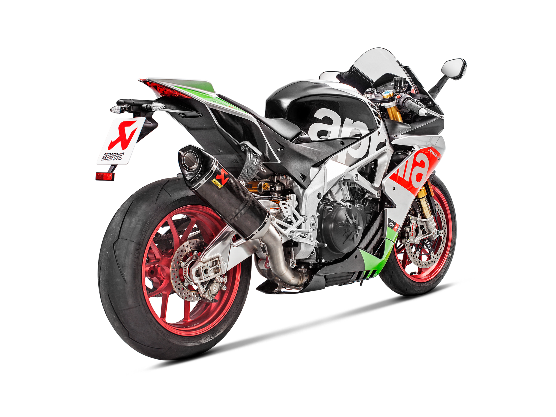 AKRAPOVIC TERMINALE CARBONIO RACING APRILIA RSV4 2017-20 - AKRAPOVIC immagine 5