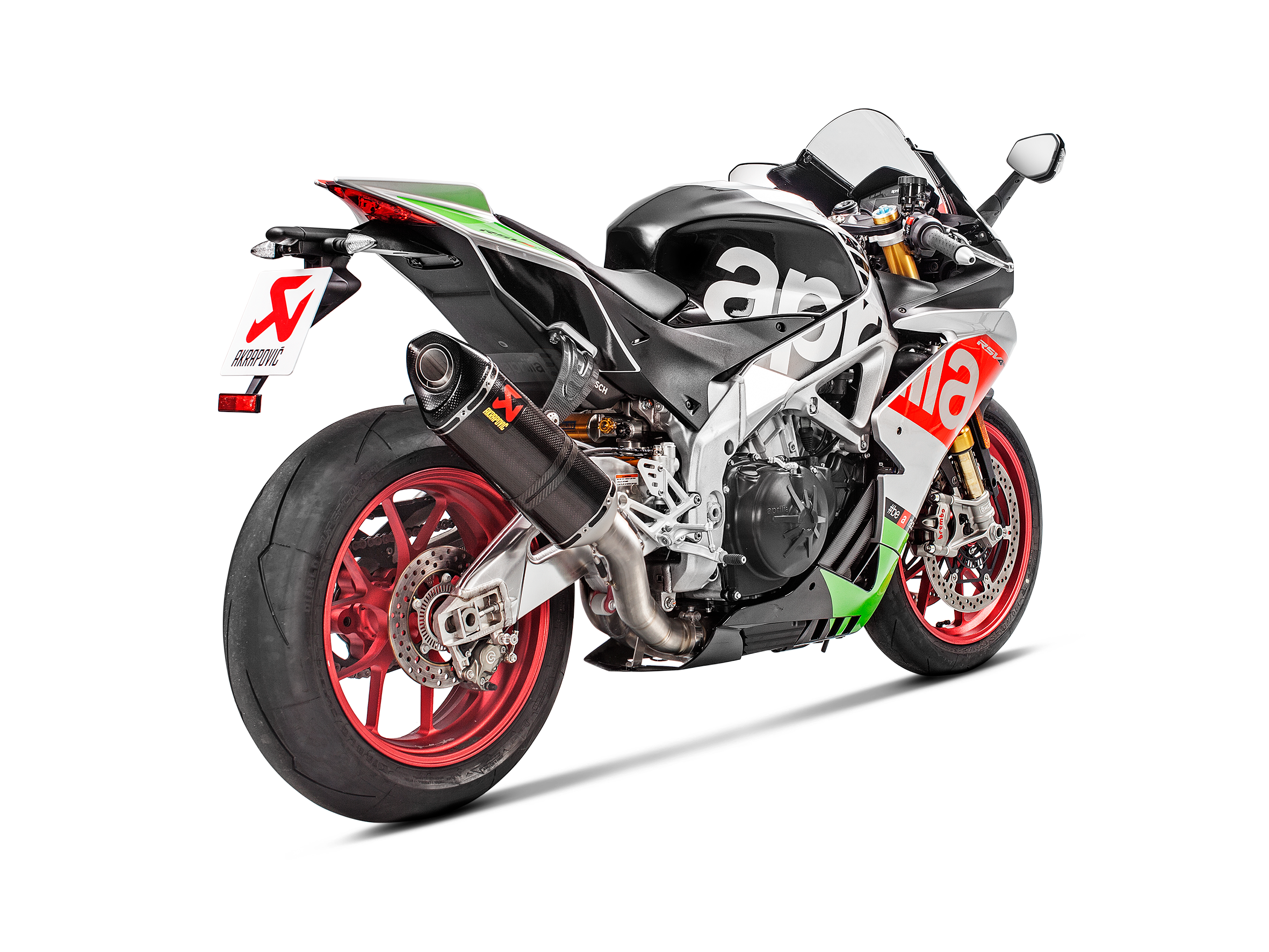 AKRAPOVIC TERMINALE CARBONIO RACING APRILIA TUONO V4 2017-20 - AKRAPOVIC immagine 5