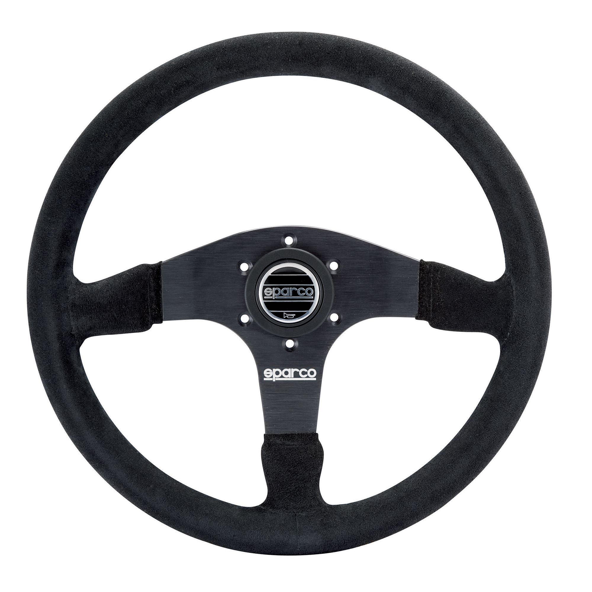 VOLANTE 3 RAZZE PIATTO SCAMOSCIATO MODELLO R375 SPARCO