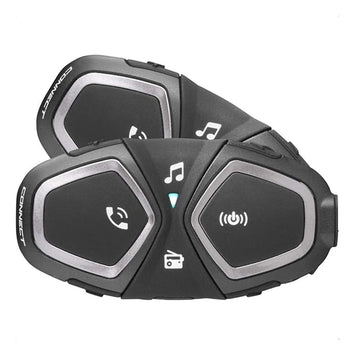 INTERFONO DA MOTO UNIVERSALE INTERPHONE CONNECT HD DOPPIO - Sestamarcia Racing Part Italia S.r.l.