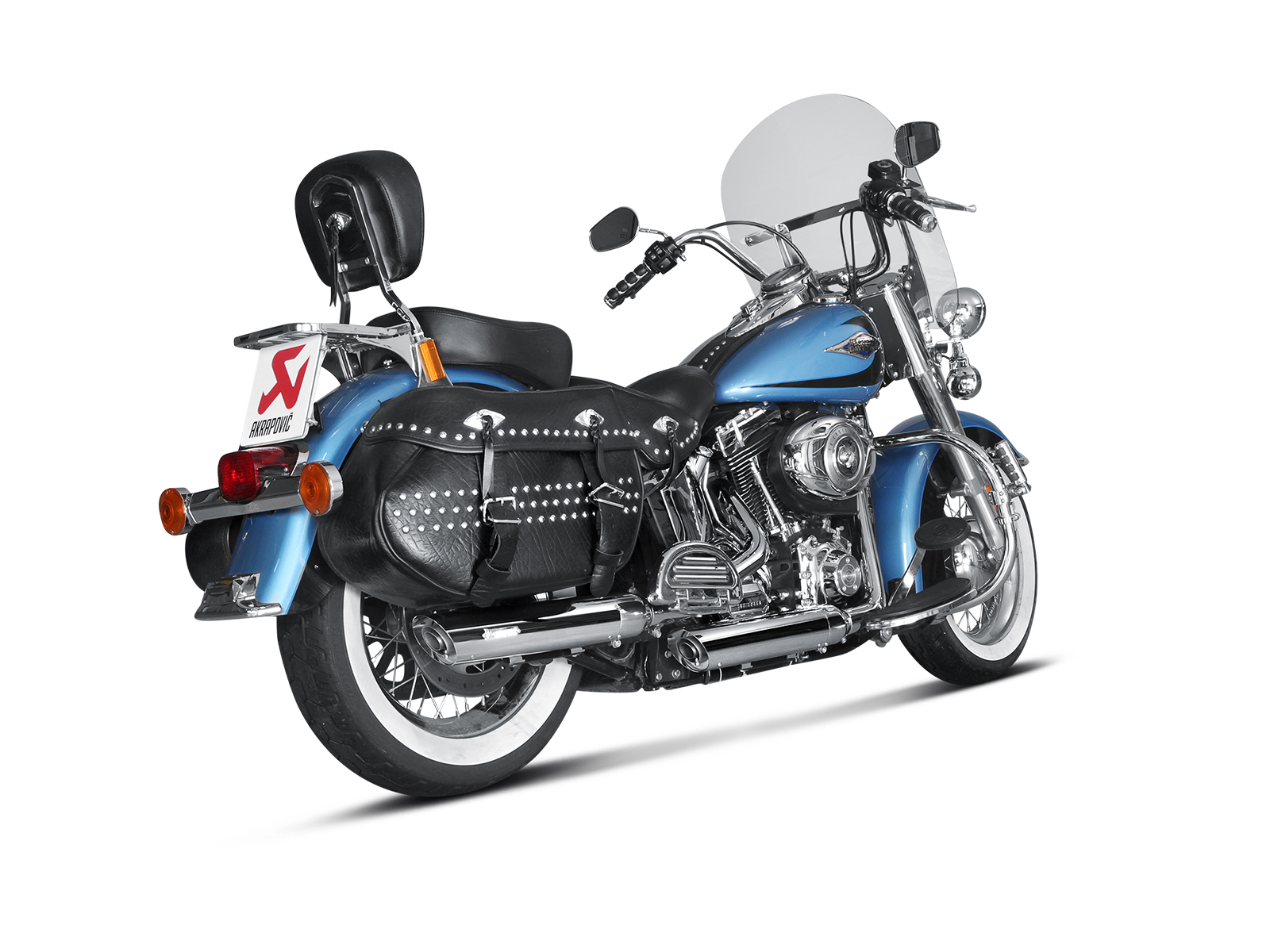 AKRAPOVIC TERMINALE CROMATO HARLEY-DAVIDSON SOFTAIL VARI MODELLI 2007-16 - AKRAPOVIC immagine 3