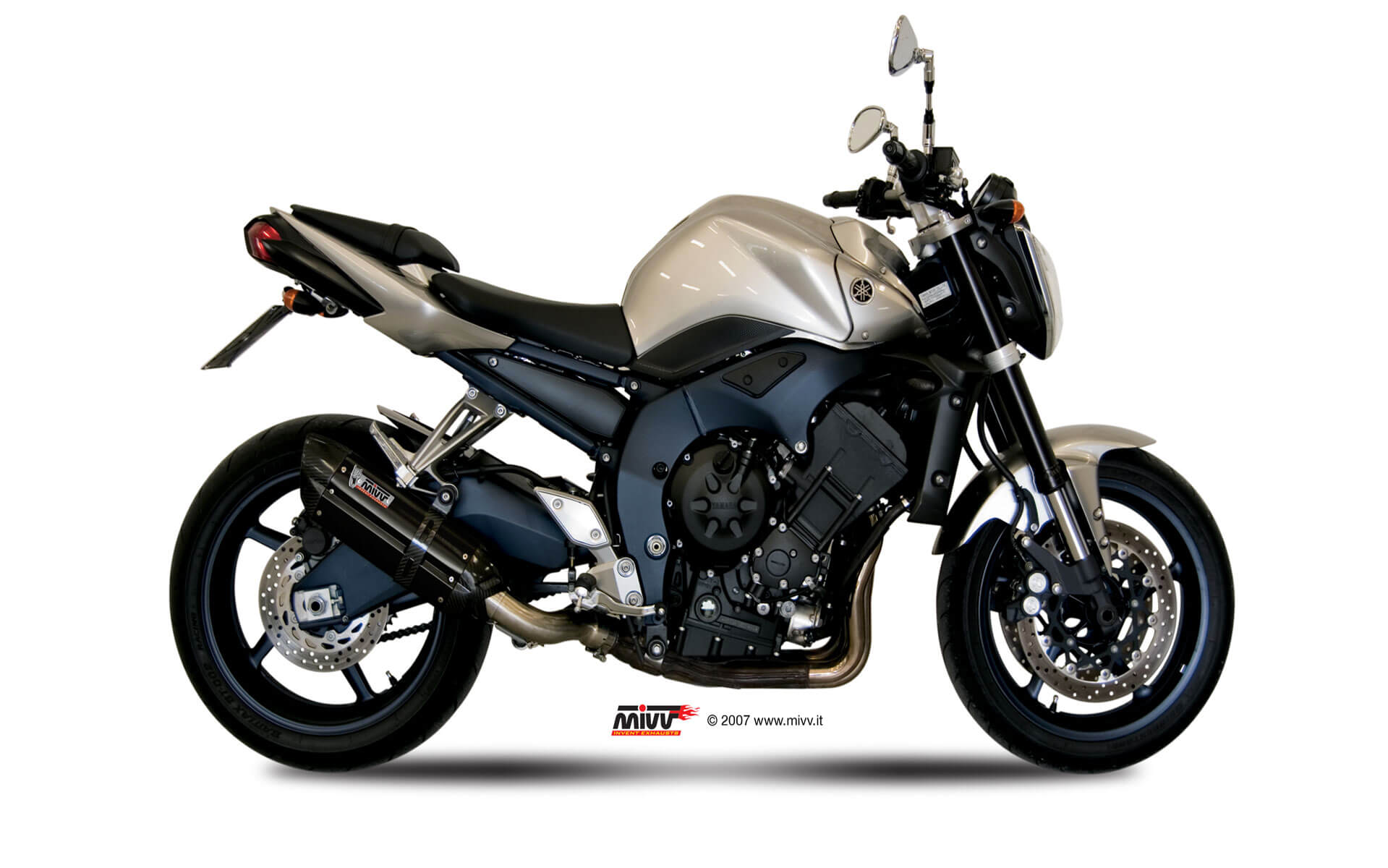 TERMINALE DI SCARICO INOX NERO MIVV SUONO YAMAHA FZ1/FZ1 FAZER 2006-2016