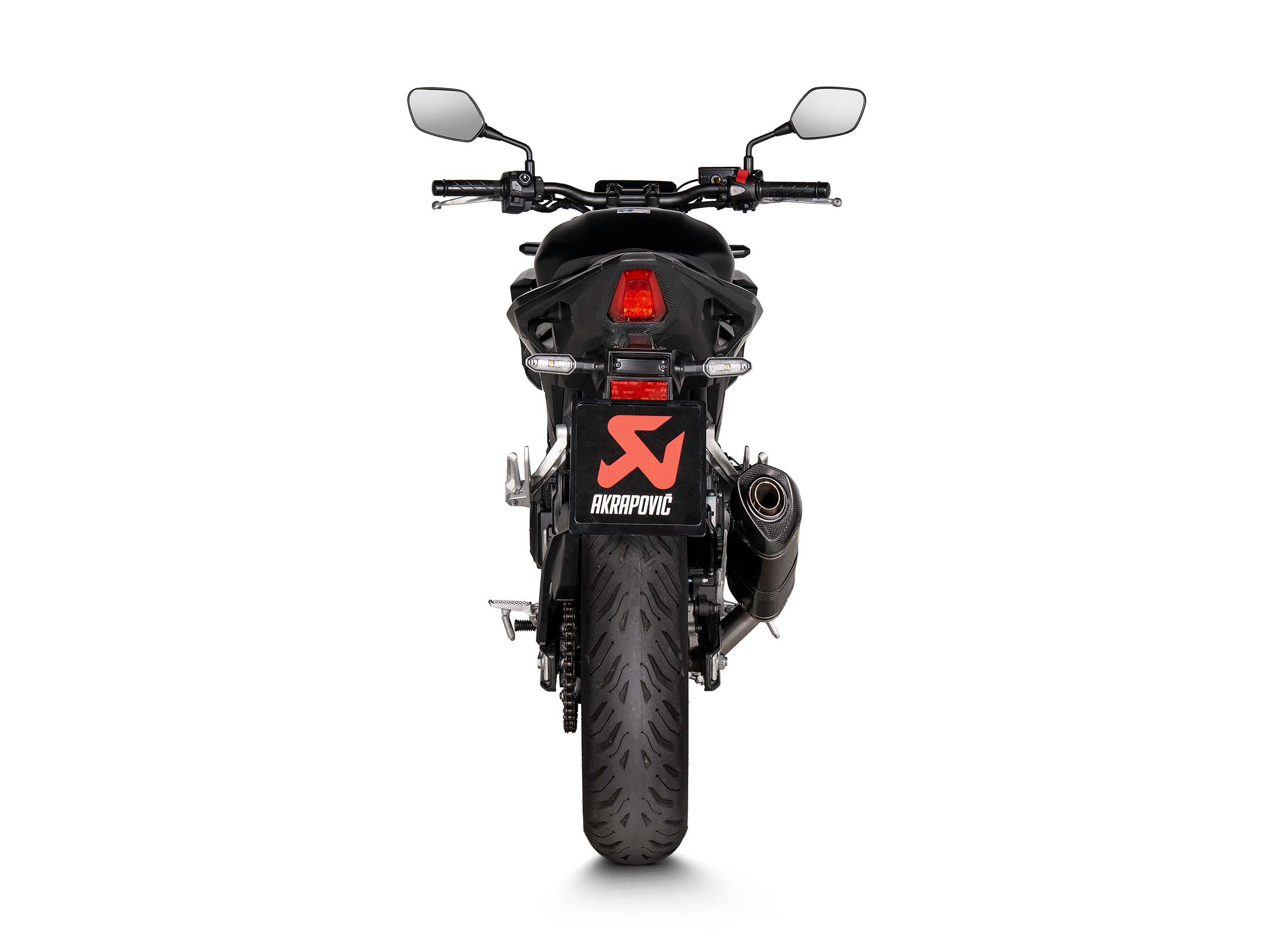 AKRAPOVIC TERMINALE CARBONIO UNIVERSALE CBR 400 / 500 R CB 500 NX500 2025-26 - AKRAPOVIC immagine 4
