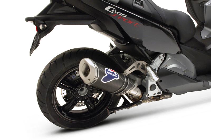TERMINALE SCARICO TERMIGNONI OMOLOGATO CARBONIO RELEVANCE BMW C 600 SPORT 12 15