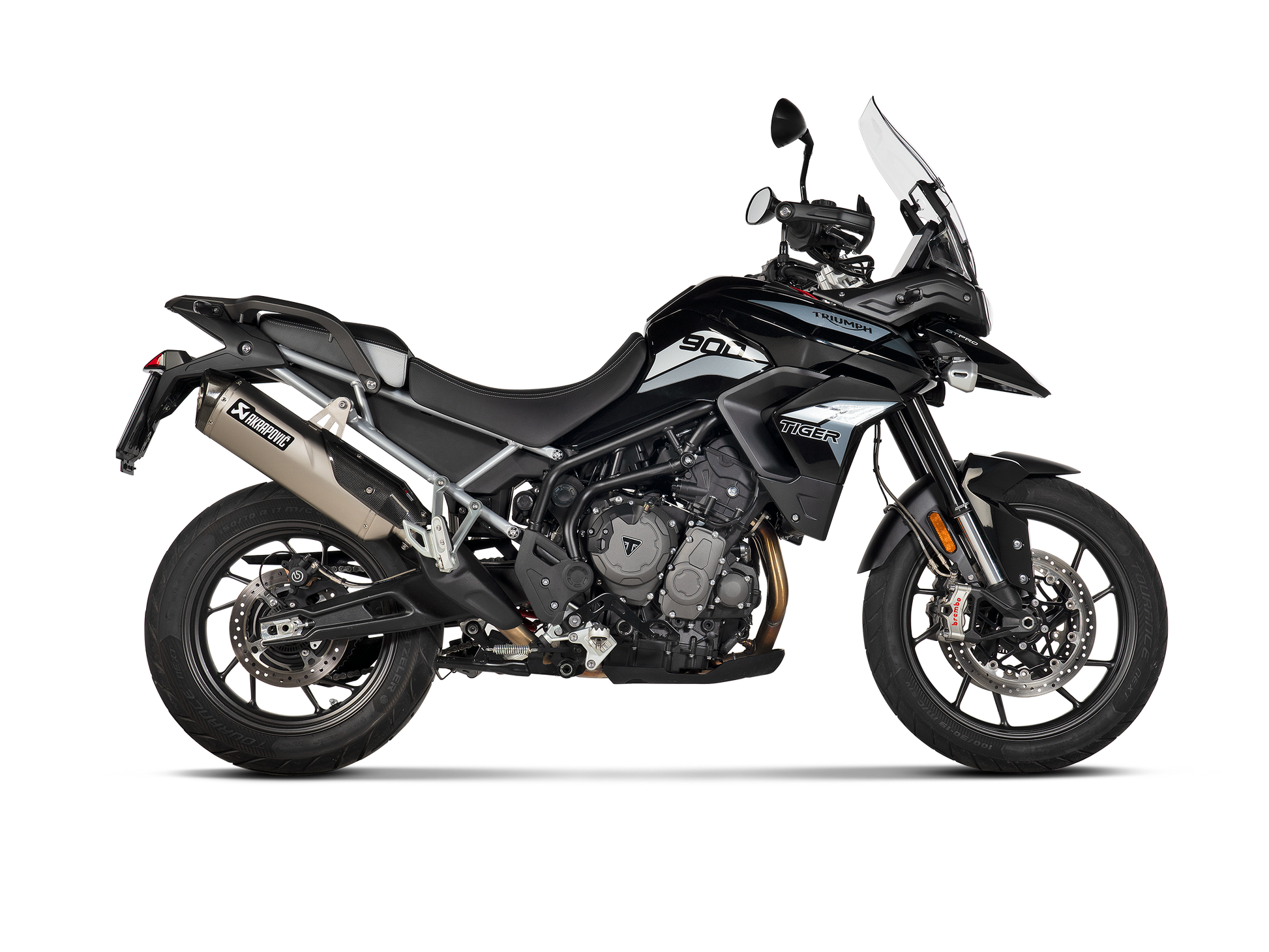 AKRAPOVIC TERMINALE TITANIO TRIUMPH TIGER 850 / 900 2020-24 - AKRAPOVIC immagine 2