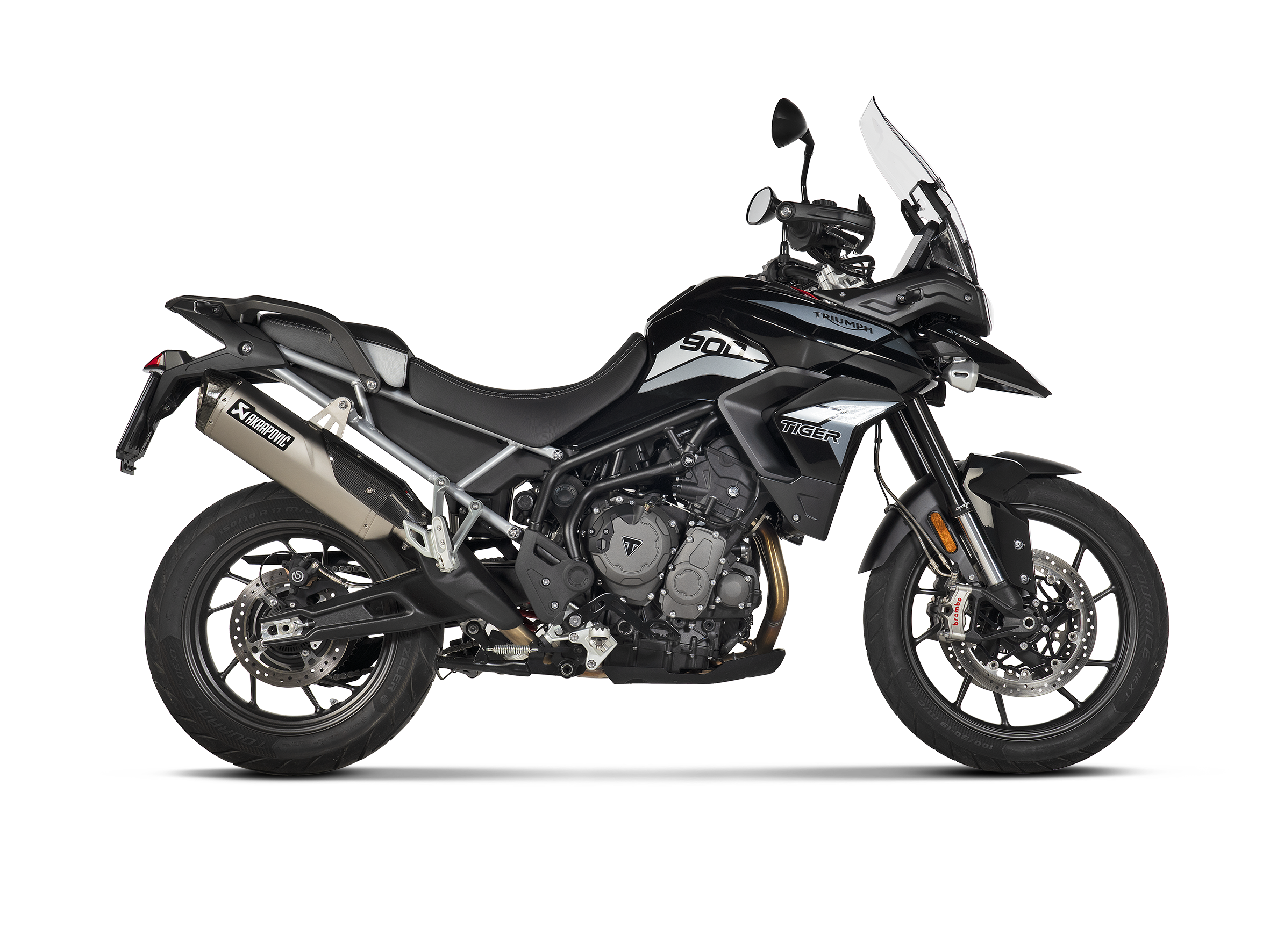 AKRAPOVIC TERMINALE TITANIO TRIUMPH TIGER 850 / 900 2020-24 - AKRAPOVIC immagine 2