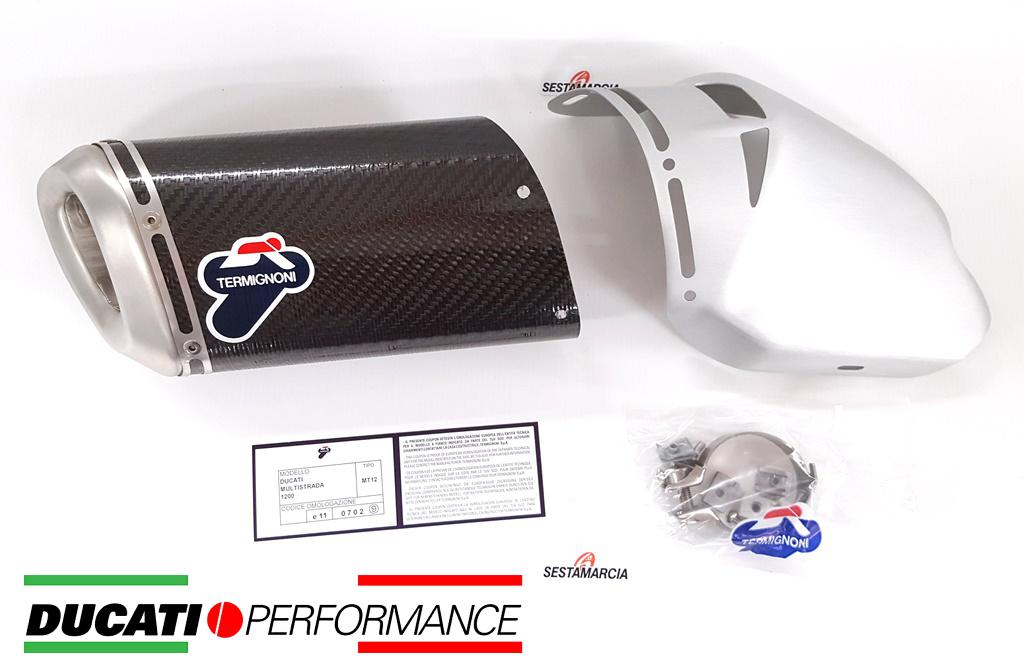SILENCER EXHAUST APPROVED TERMIGNONI DUCATI MULTISTRADA 1200 2010 14