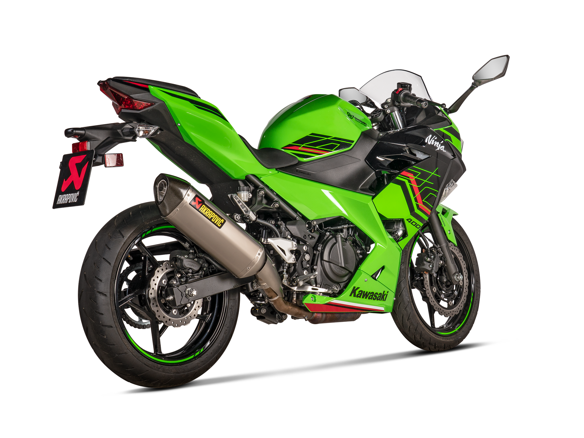 AKRAPOVIC TERMINALE TITANIO KAWASAKI NINJA 250 NINJA 400 Z400 2018-24 - AKRAPOVIC immagine 3