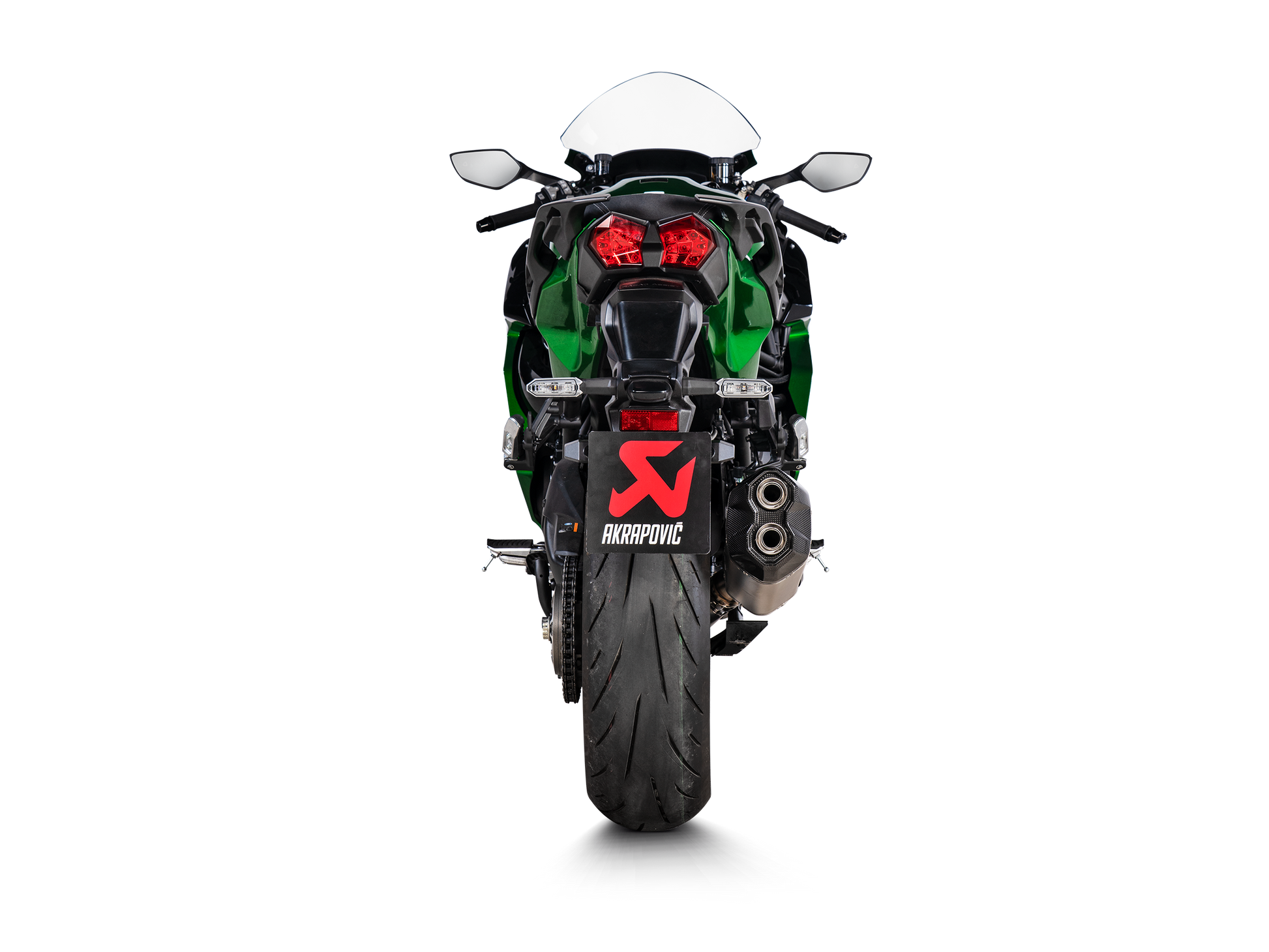 AKRAPOVIC TERMINALE TITANIO KAWASAKI NINJA H2 SX 2021-26 - AKRAPOVIC immagine 4