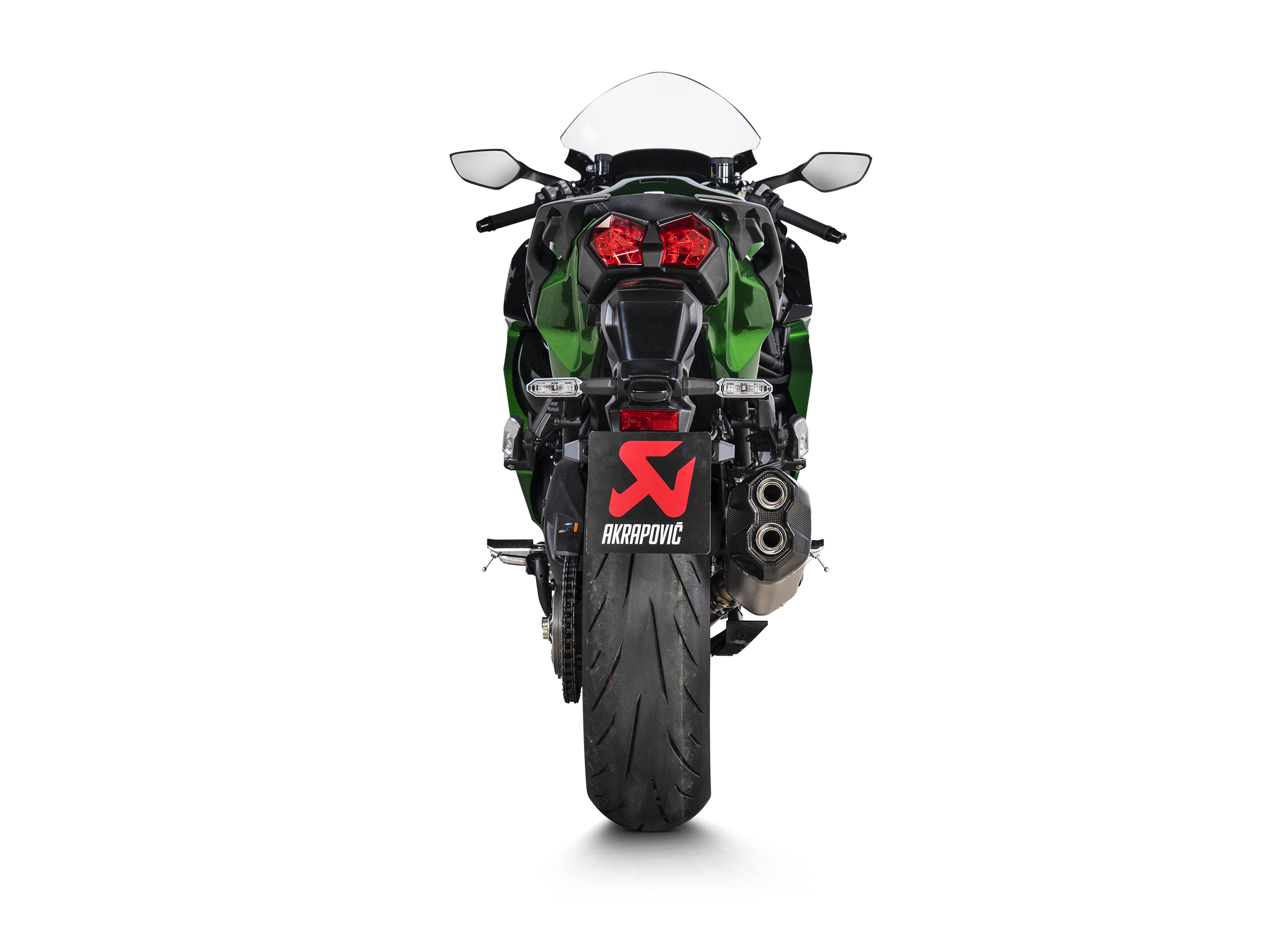 AKRAPOVIC TERMINALE TITANIO KAWASAKI NINJA H2 SX 2021-26 - AKRAPOVIC immagine 4