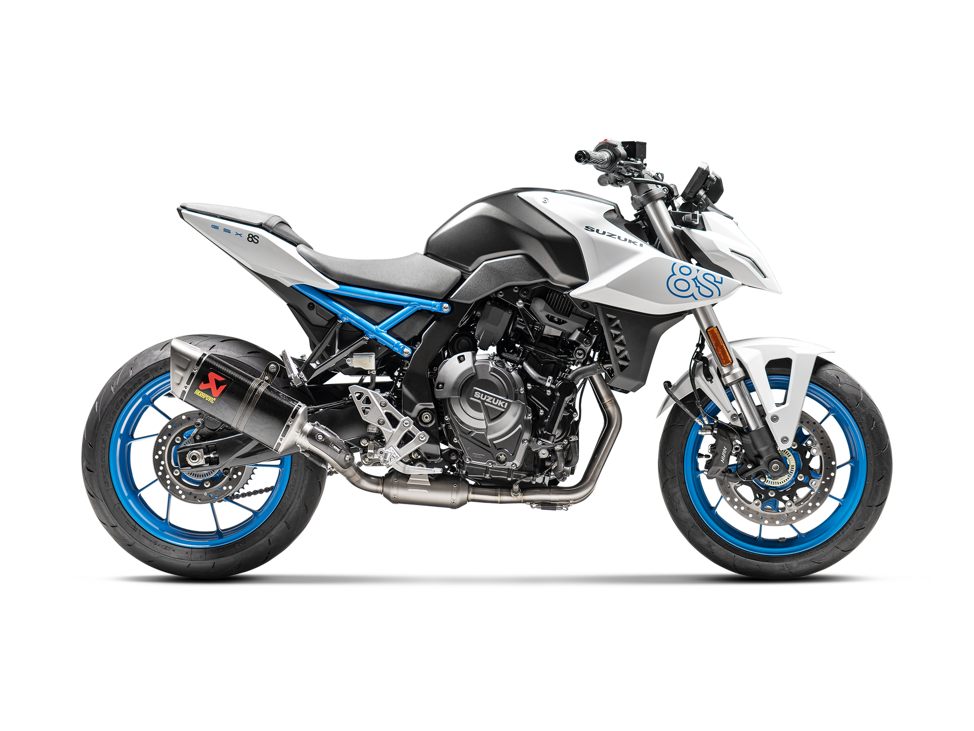 AKRAPOVIC TERMINALE CARBONIO RACING SUZUKI GSX 8S / 8R 2022-26 - AKRAPOVIC immagine 2