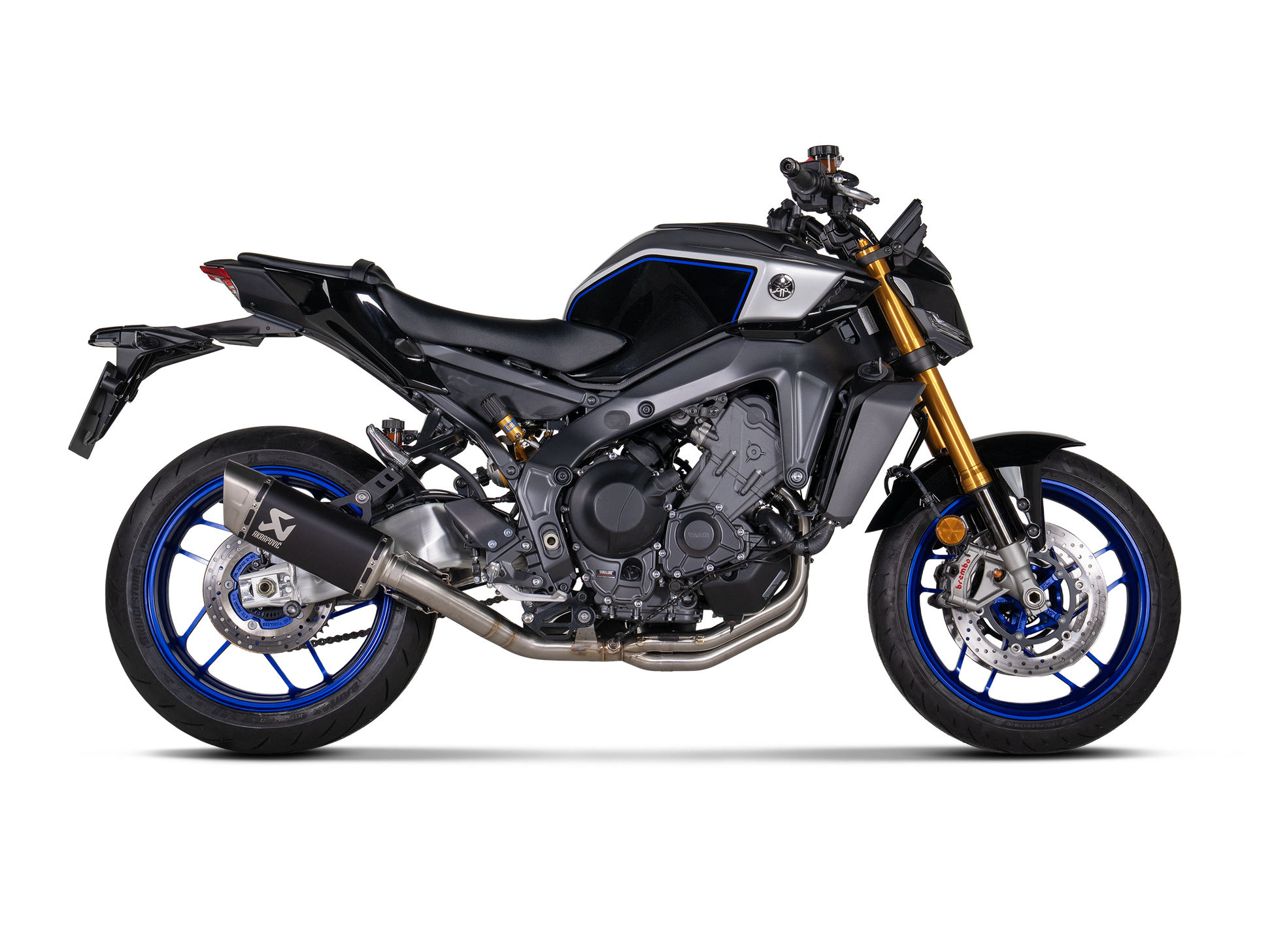 AKRAPOVIC TERMINALE CARBONIO RACING YAMAHA MT 09 / FZ 09 2021-26 - AKRAPOVIC immagine 2