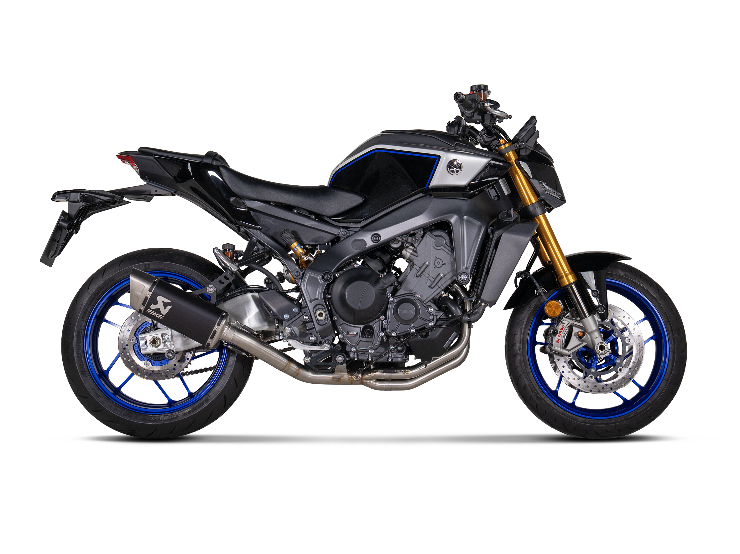 AKRAPOVIC TERMINALE CARBONIO RACING YAMAHA MT 09 / FZ 09 2021-26 - AKRAPOVIC immagine 2