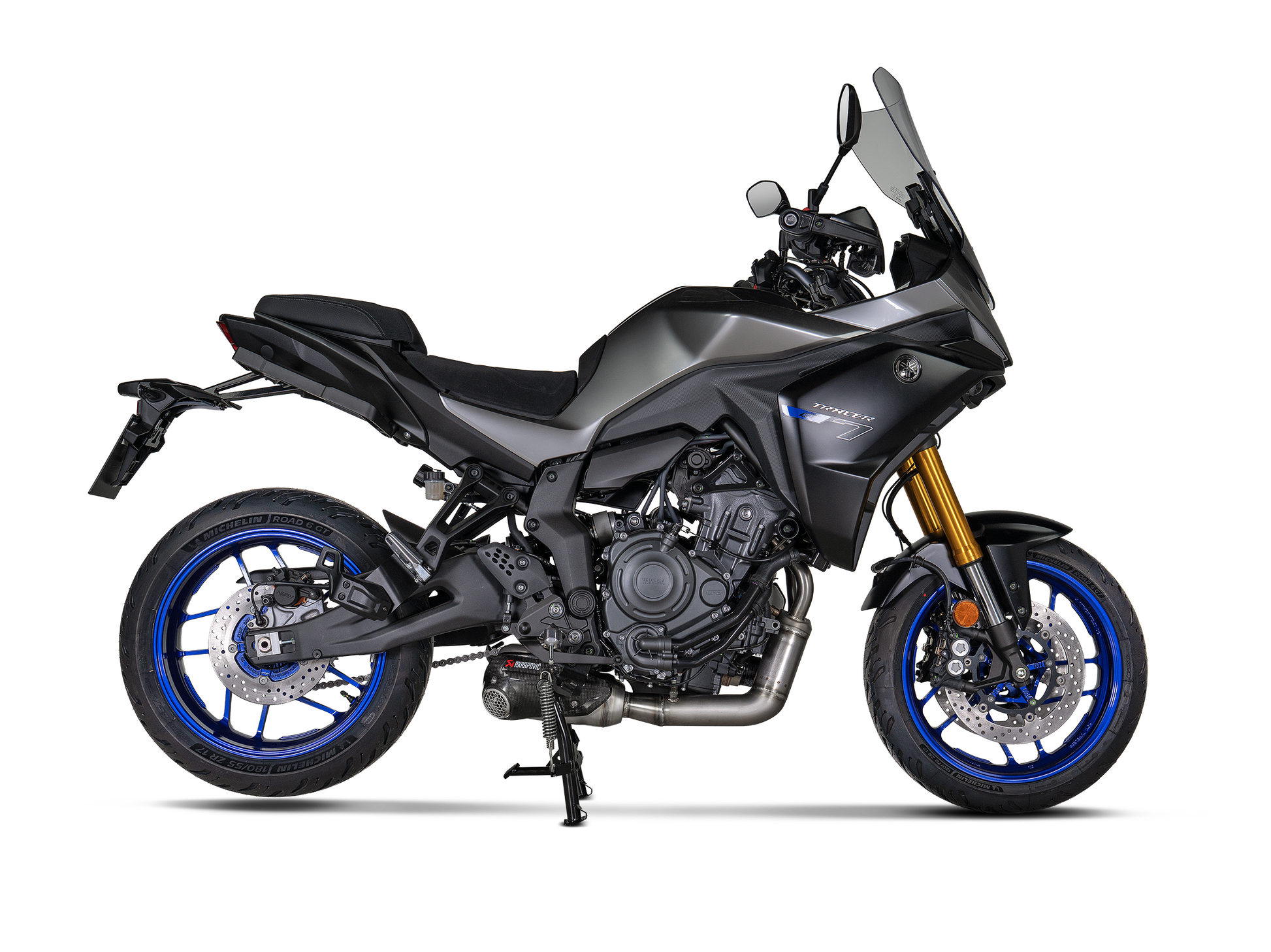 AKRAPOVIC SCARICO INOX OMOLOGATO YAMAHA MT 07 / FZ 07 TRACER 7 / GT 2020-26 - AKRAPOVIC immagine 4