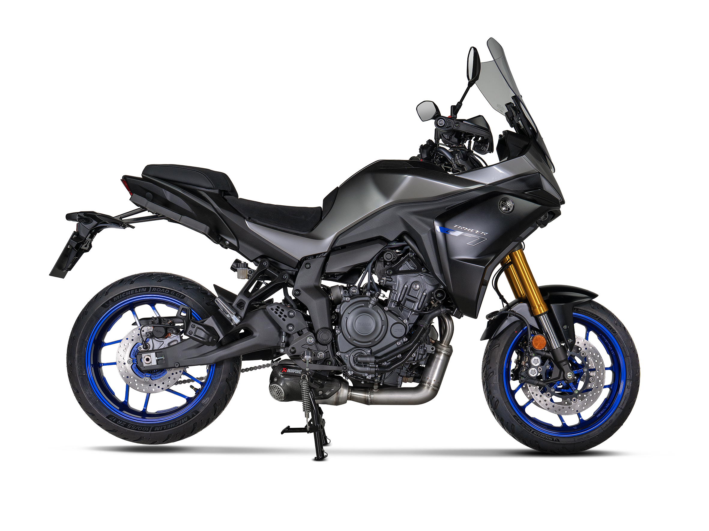 AKRAPOVIC SCARICO INOX OMOLOGATO YAMAHA MT 07 / FZ 07 TRACER 7 / GT 2020-26 - AKRAPOVIC immagine 4