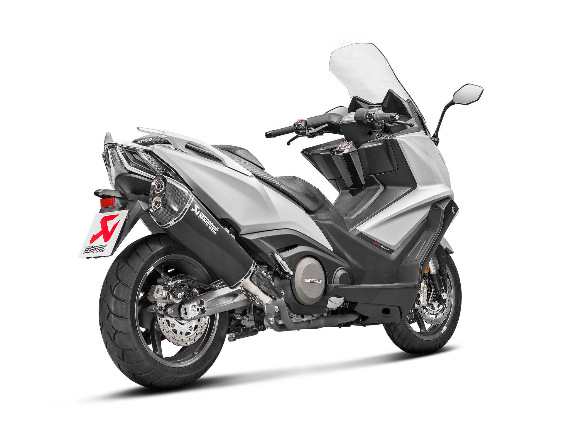 AKRAPOVIC TERMINALE ACCIAIO INOX KYMCO AK 550 2017-20 - AKRAPOVIC immagine 3