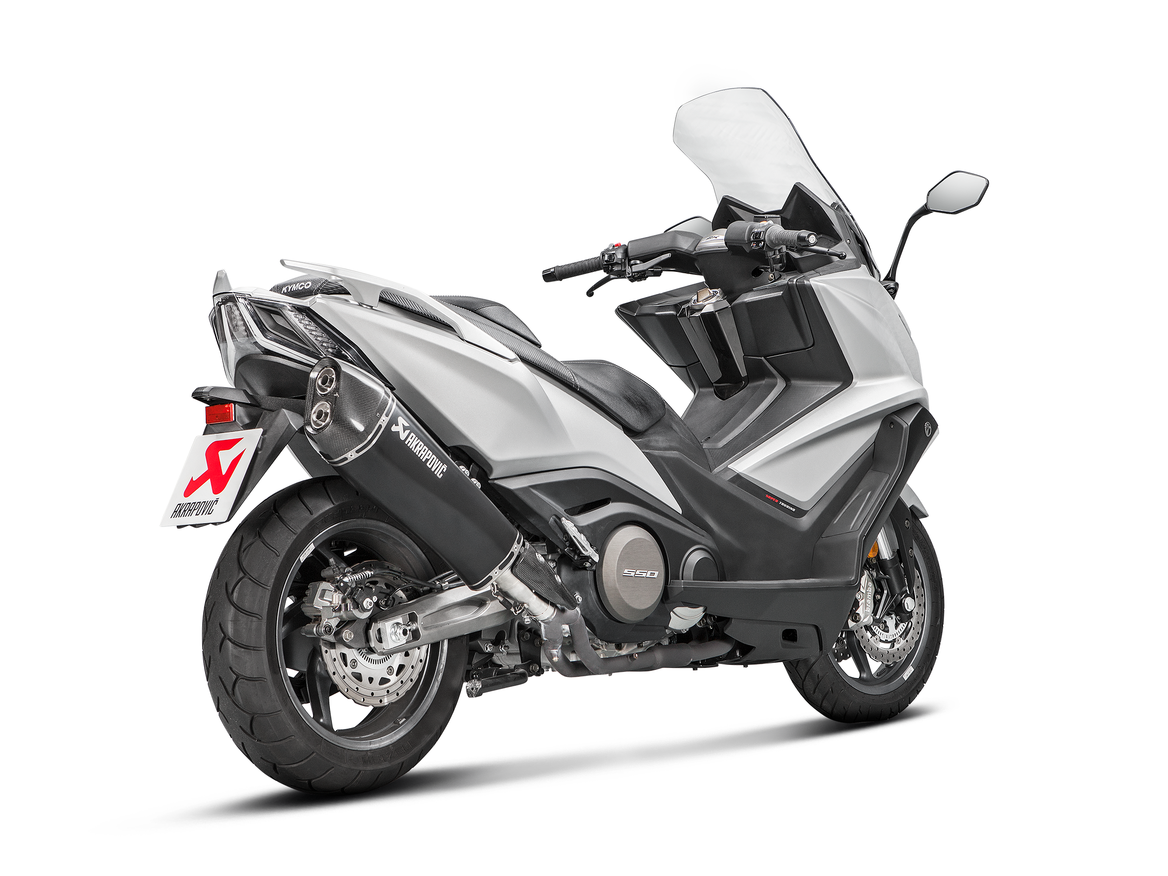 AKRAPOVIC TERMINALE ACCIAIO INOX KYMCO AK 550 2017-20 - AKRAPOVIC immagine 3